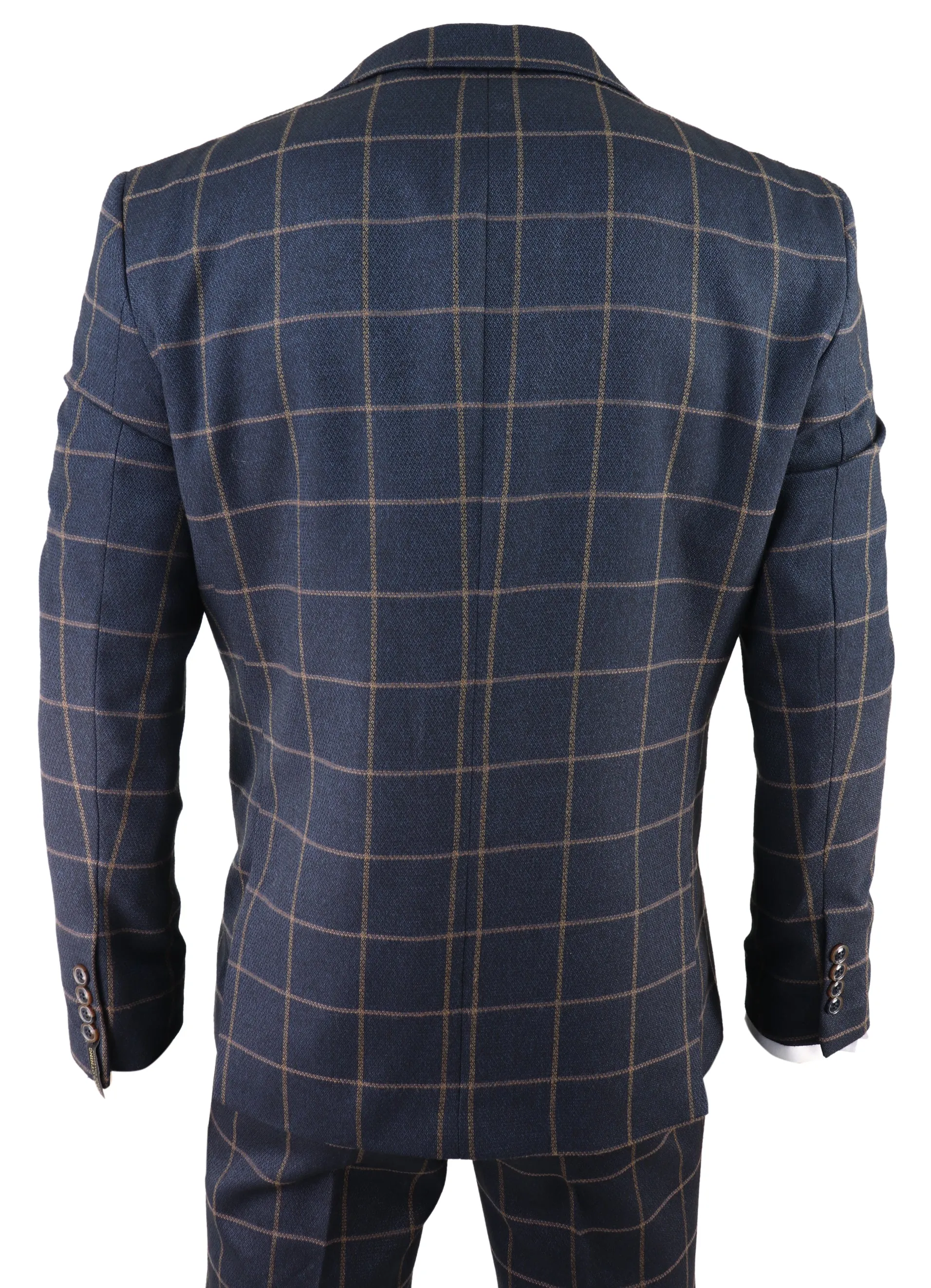 AK-15 Herringbone Tweed 3 Piece Suit