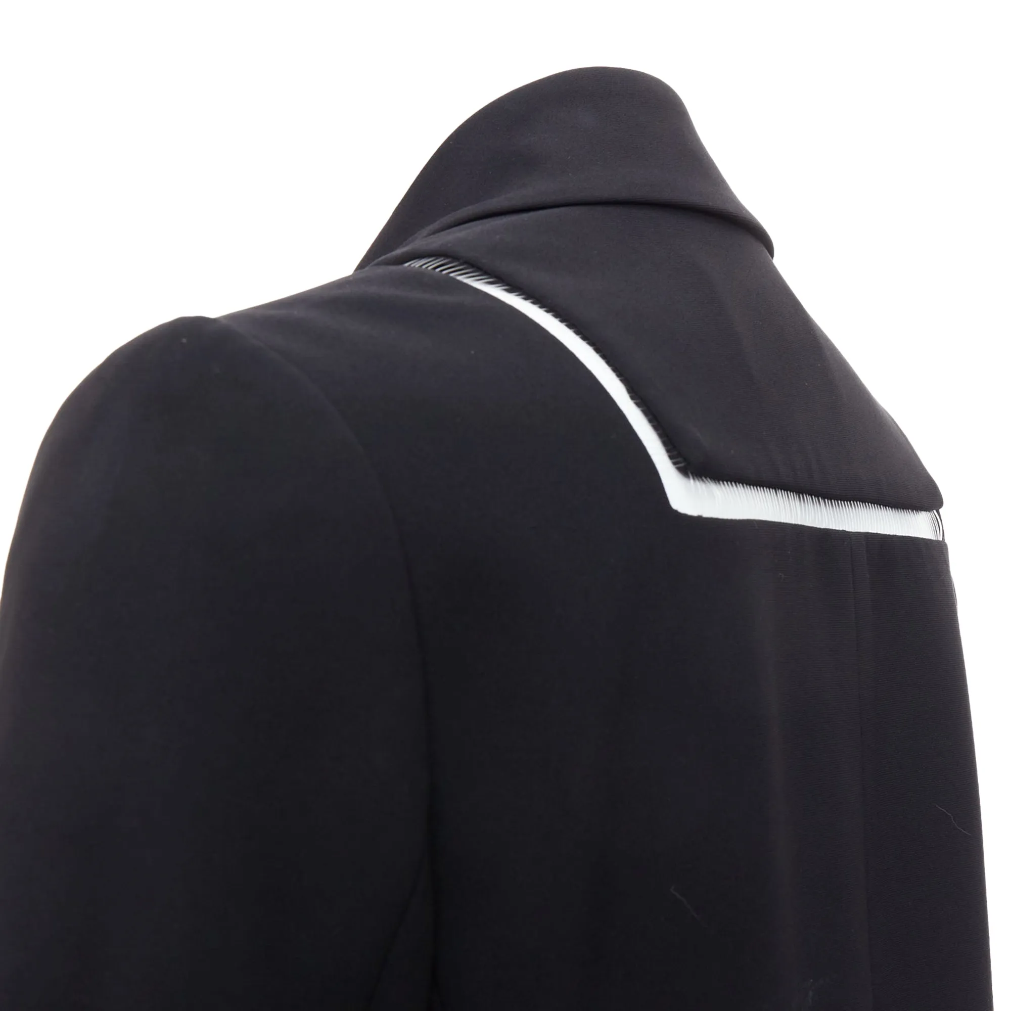 Alexander Wang Fish Wise Cut Out Long Blazer Jacket