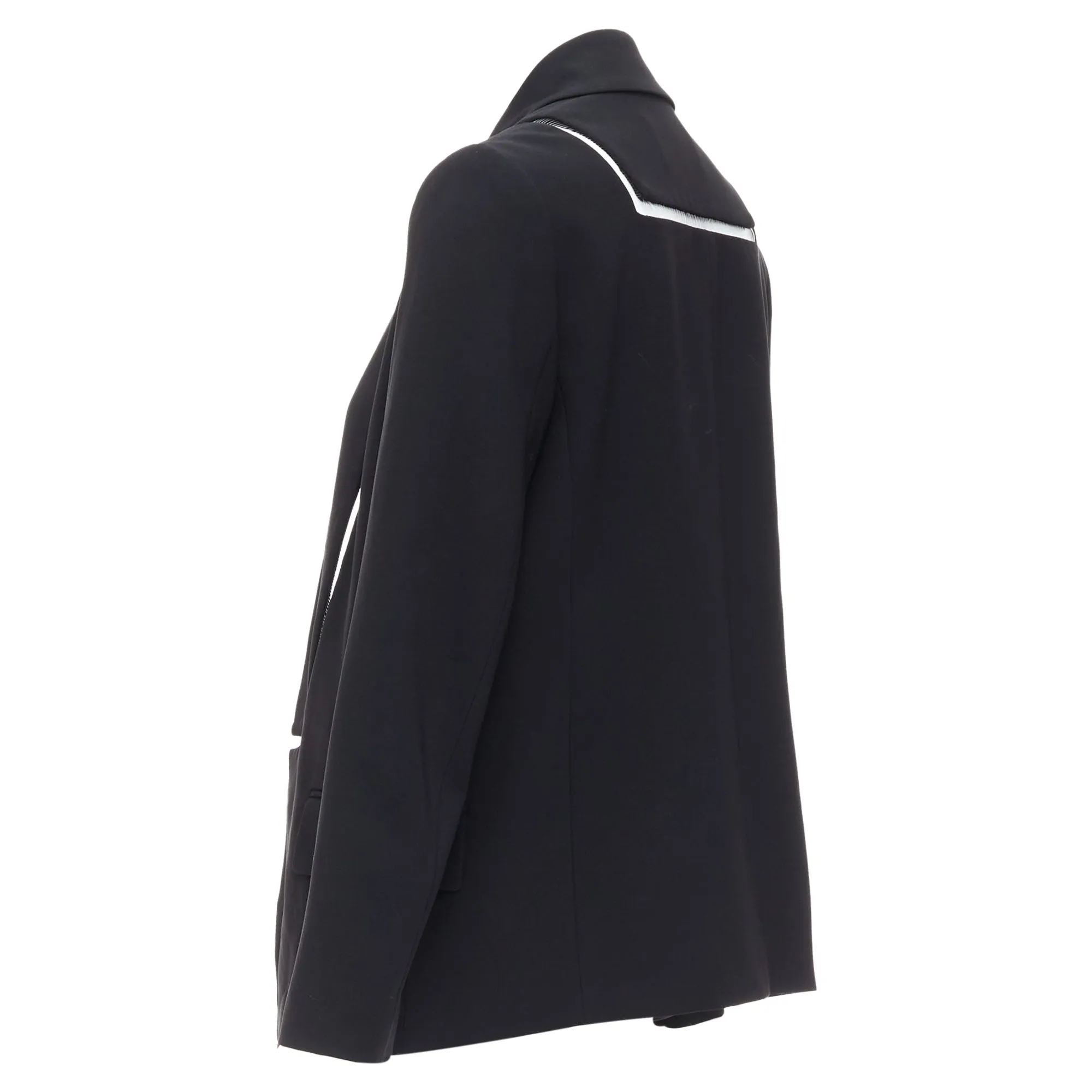 Alexander Wang Fish Wise Cut Out Long Blazer Jacket