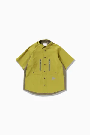 And Wander | Tech SS shirt | Dark Green