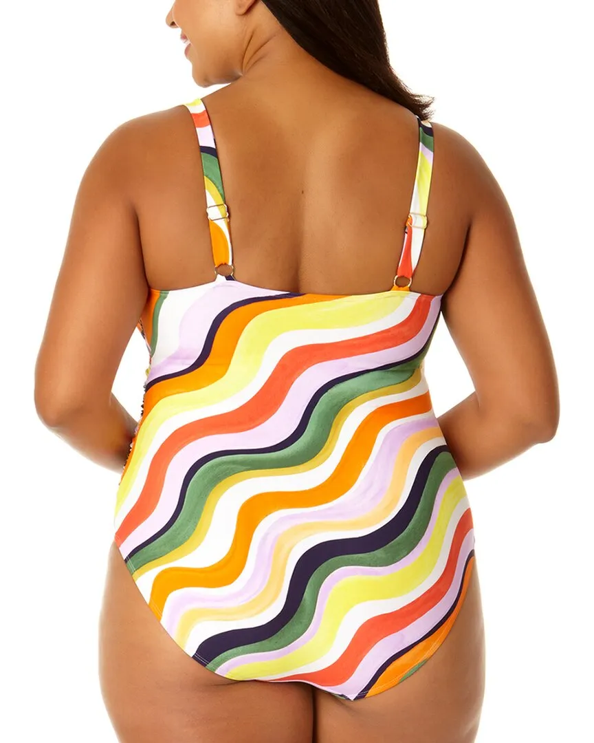 Anne Cole Shirred Lingerie Maillot