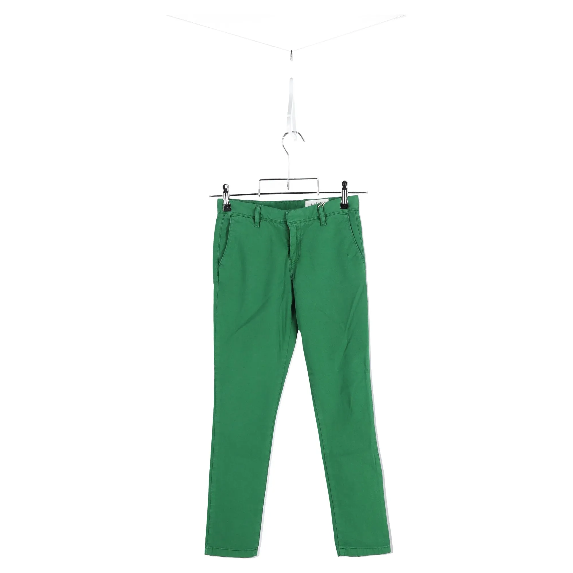 Ba&sh Moni Trousers in Green Cotton
