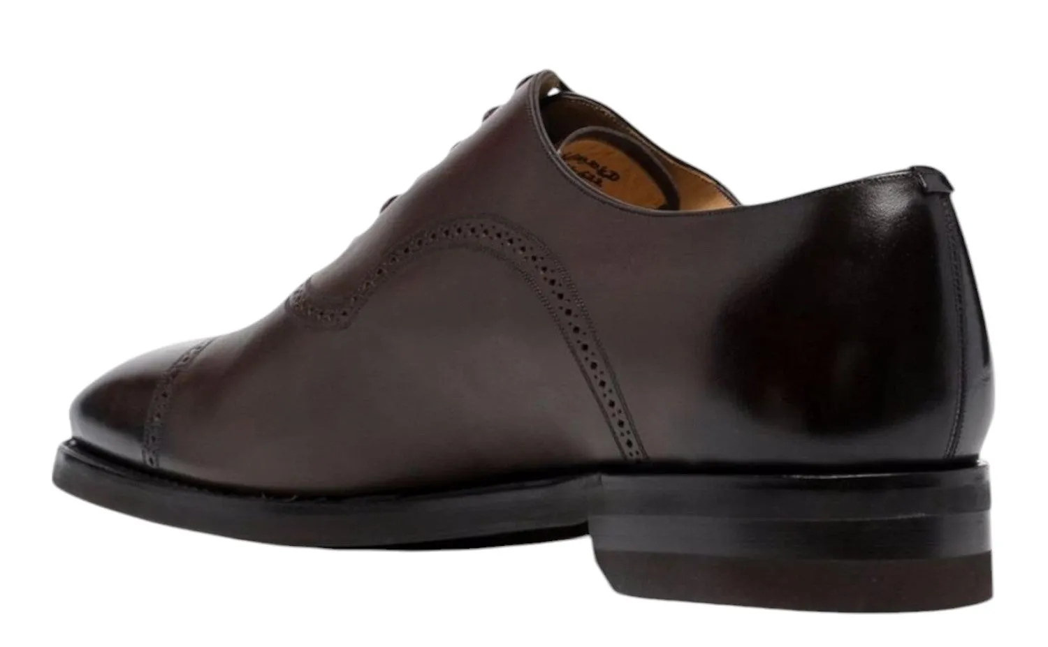 Bally Scotch 6231483 Men's Mid-Brown Calf Leather Oxford Shoes