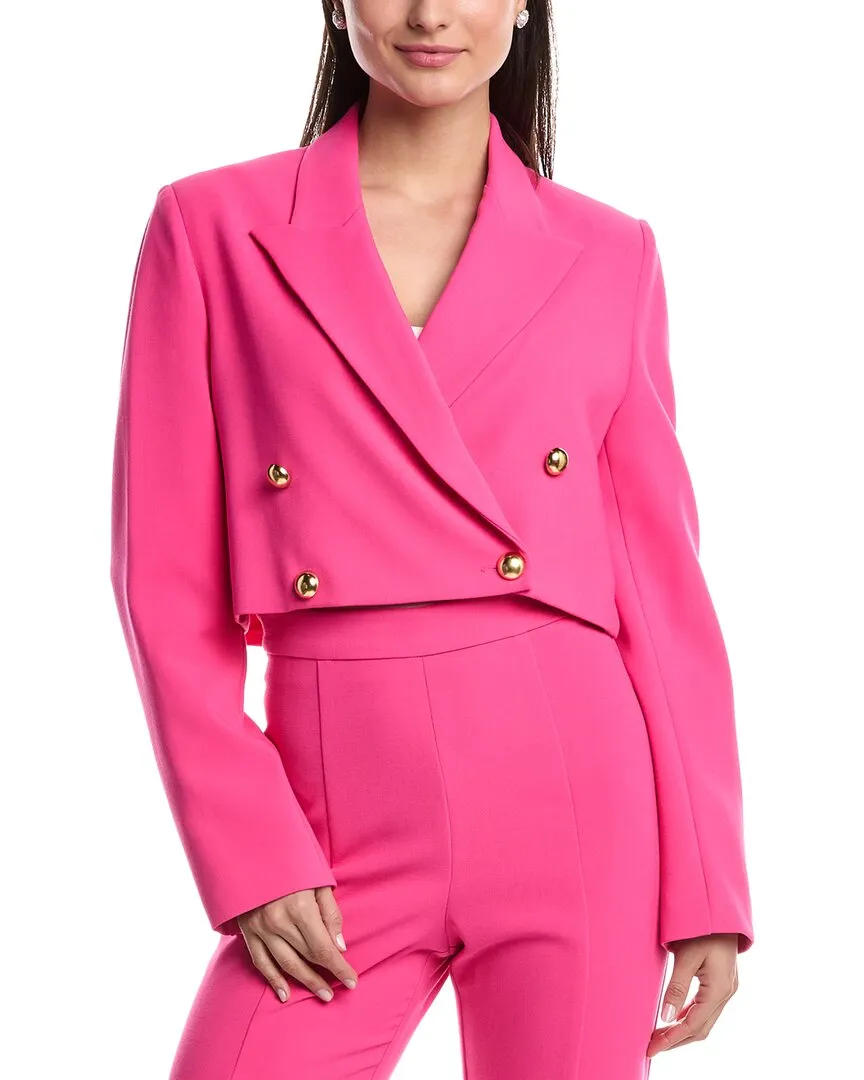 Black Halo Hugo Crop Blazer