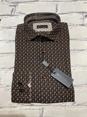 Blu LS Cotton Sportshirt