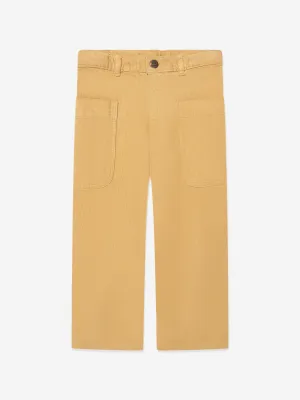 Bonpoint Girls Looping Trousers in Yellow