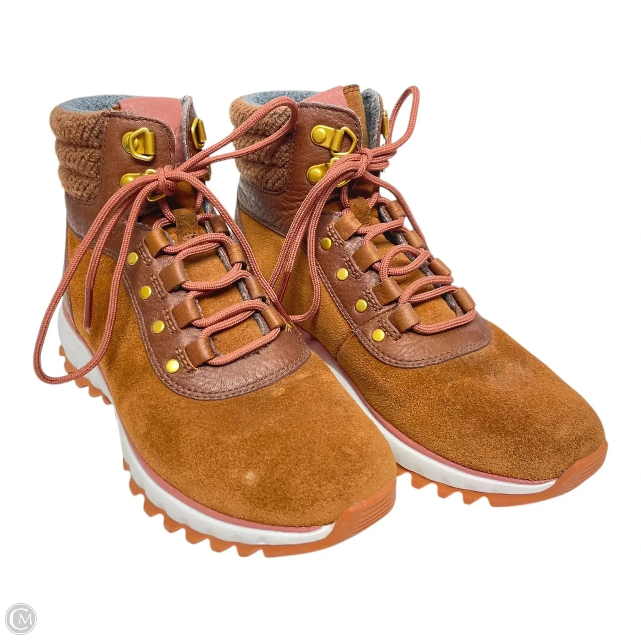 Boots Combat By Cole-haan In Brown, Size: 5 cole haan