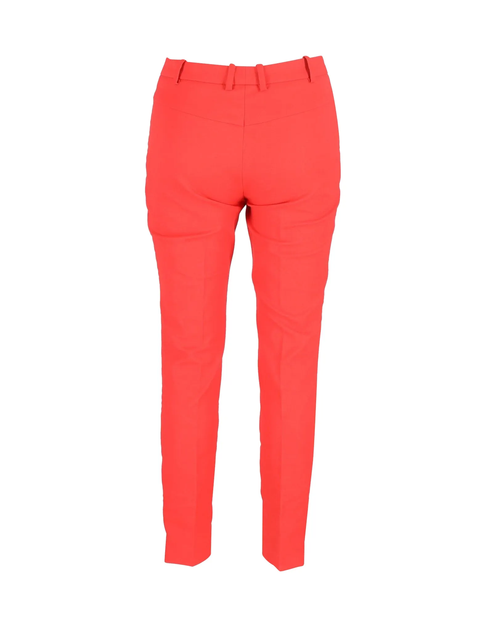 Boss by Hugo Boss Slim-Fit Trousers in Orange Cotton