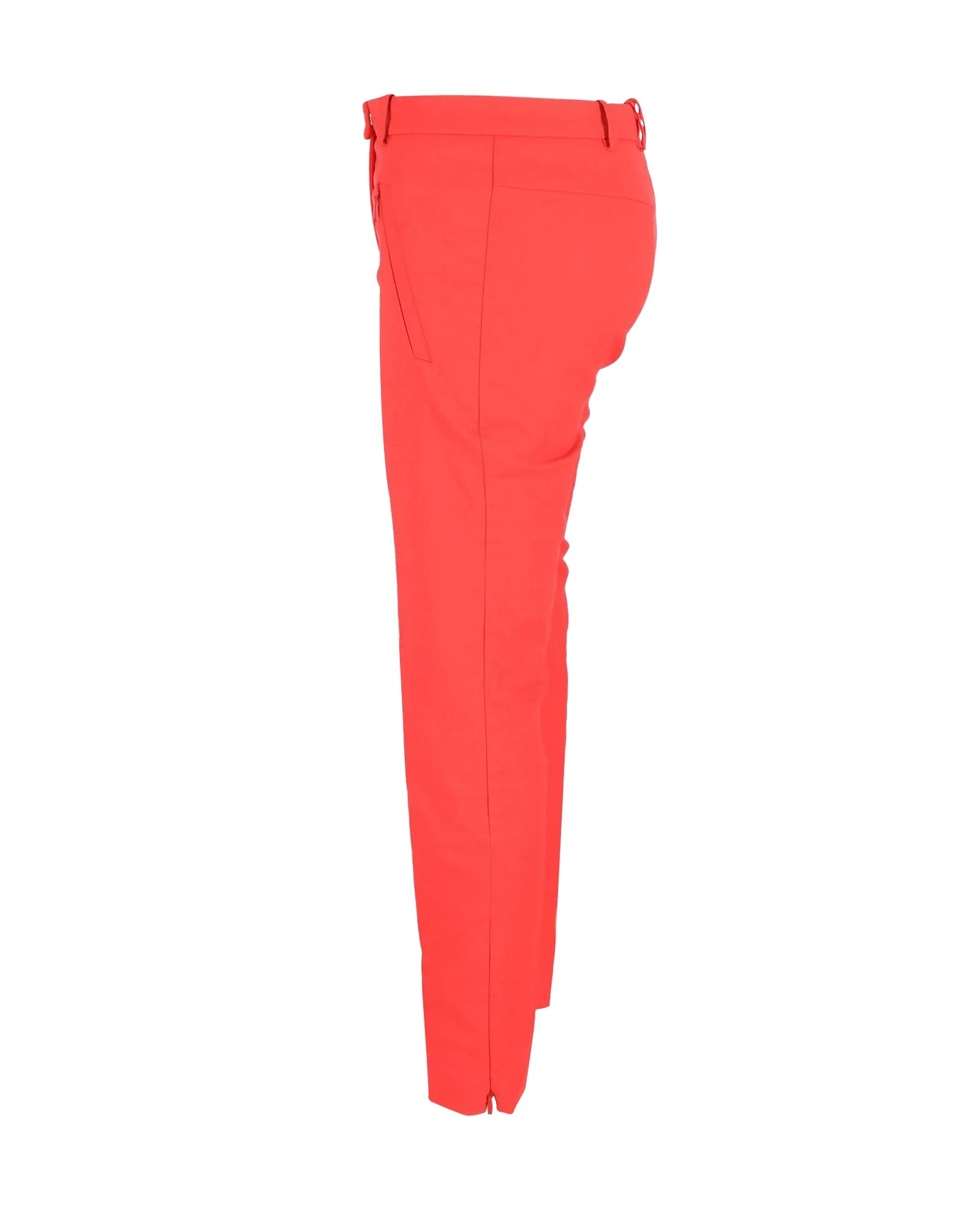 Boss by Hugo Boss Slim-Fit Trousers in Orange Cotton