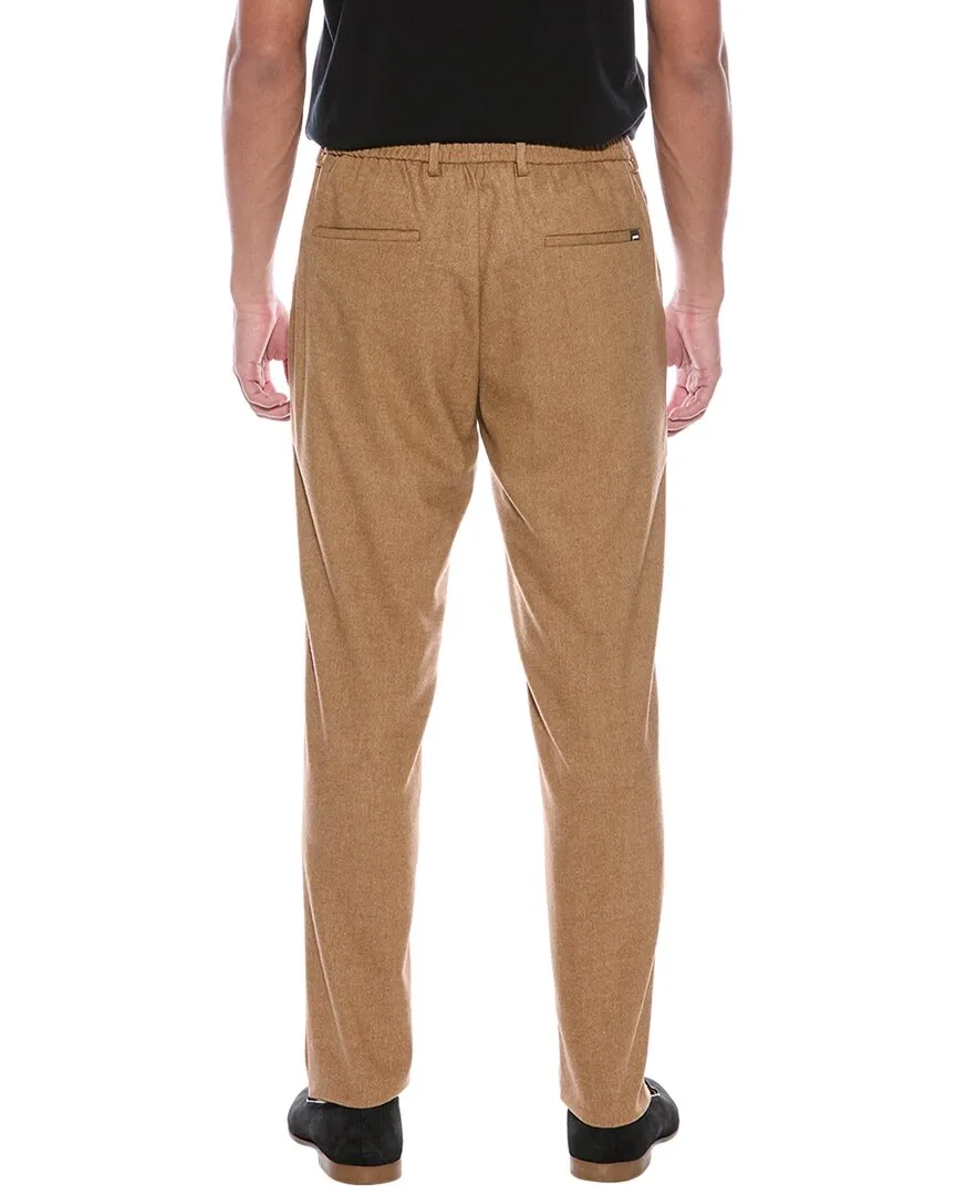 BOSS Hugo Boss Drawstring Wool-Blend Trouser