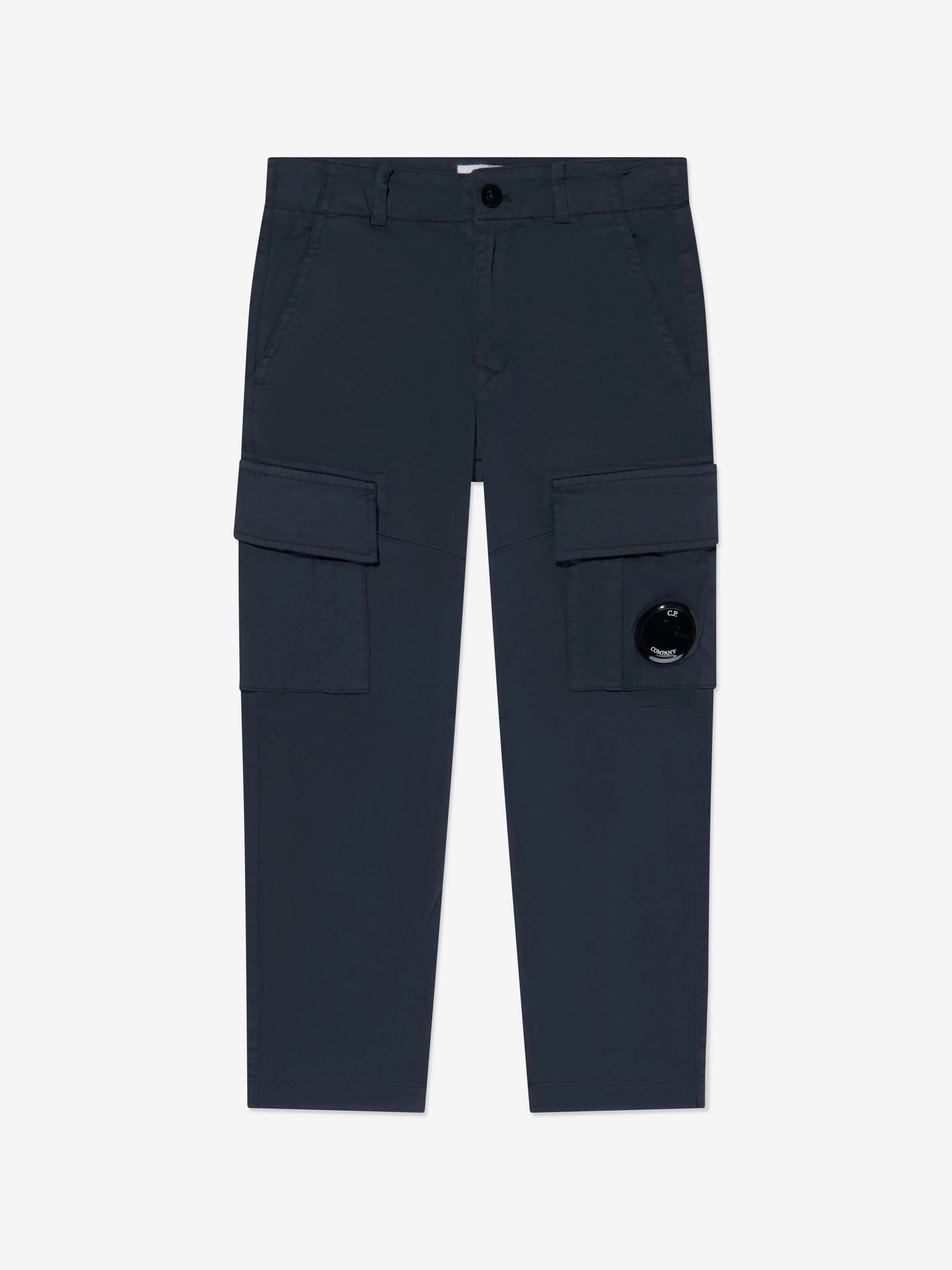 Boys Lens Cargo Trousers in Navy