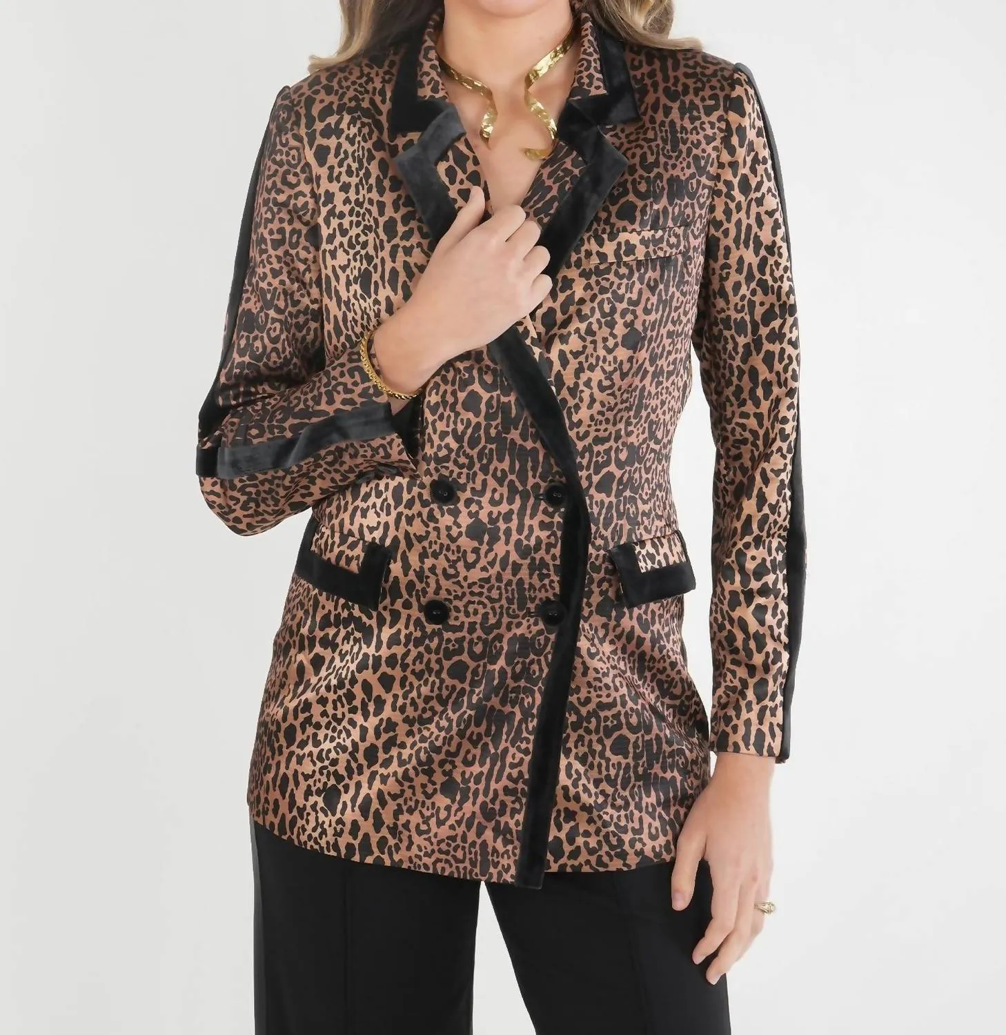 Bristol Blazer In Lady Leopard