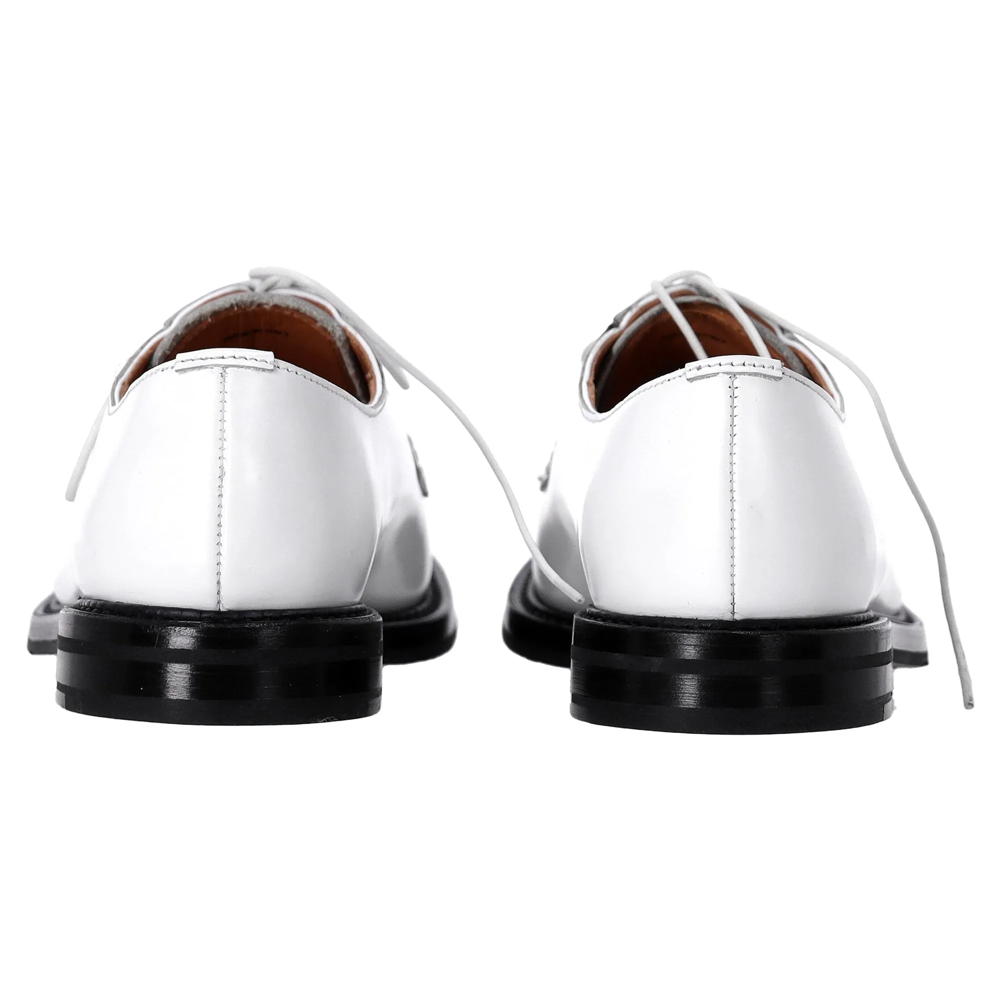 Church's Shannon Lace-Up Oxford Shoes in White Leather