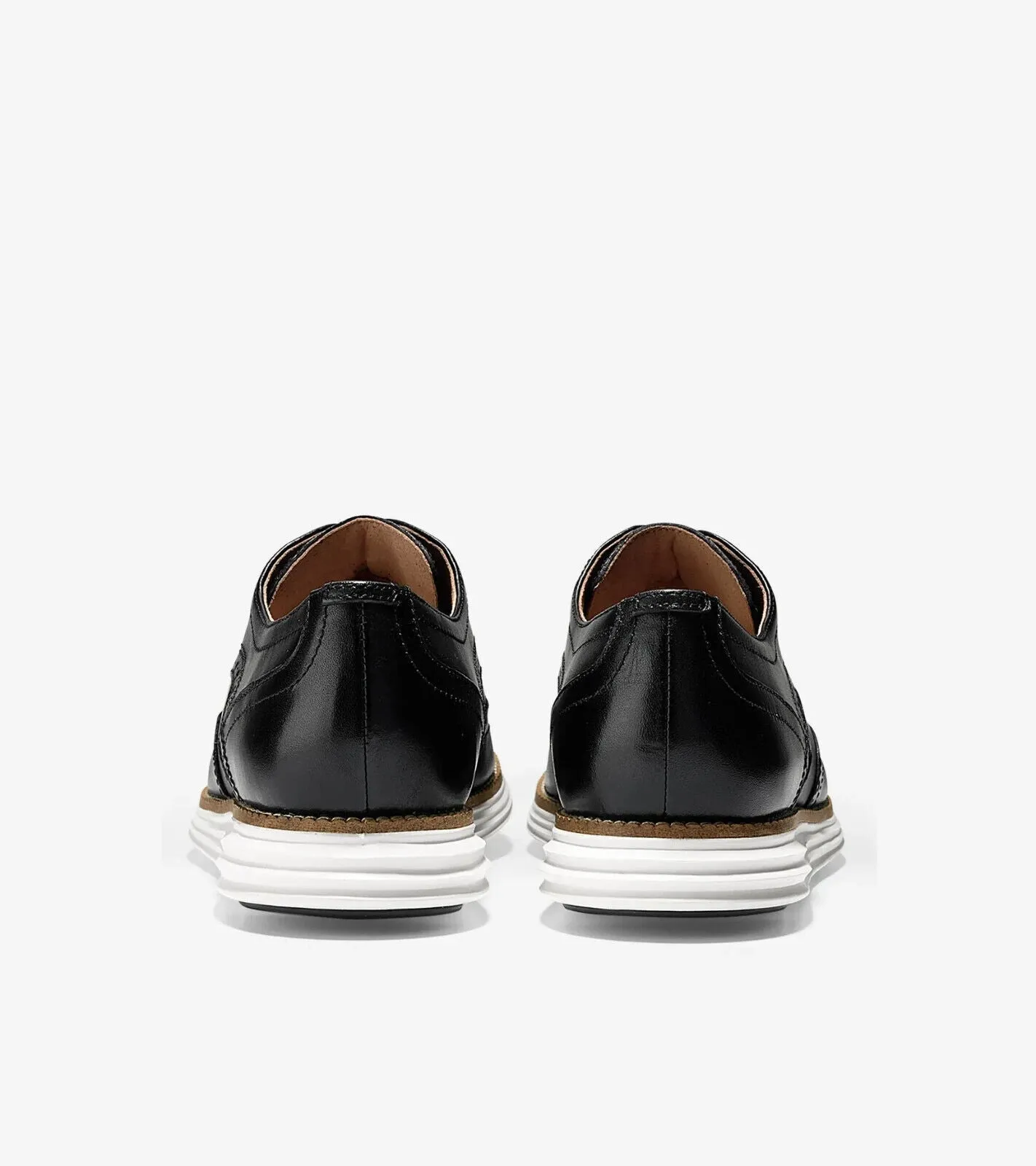 Cole Haan Originalgrand C26469 Men's Black Leather Wingtip Oxford Shoes ZPO597 (Black,7.5)