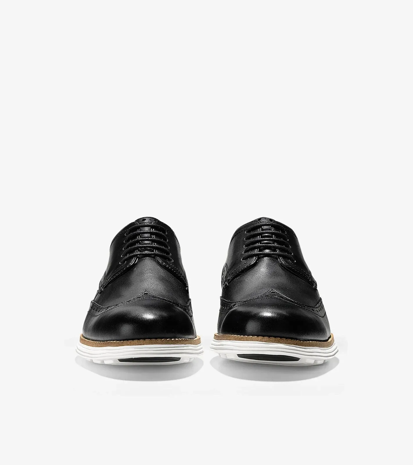 Cole Haan Originalgrand C26469 Men's Black Leather Wingtip Oxford Shoes ZPO597 (Black,7.5)