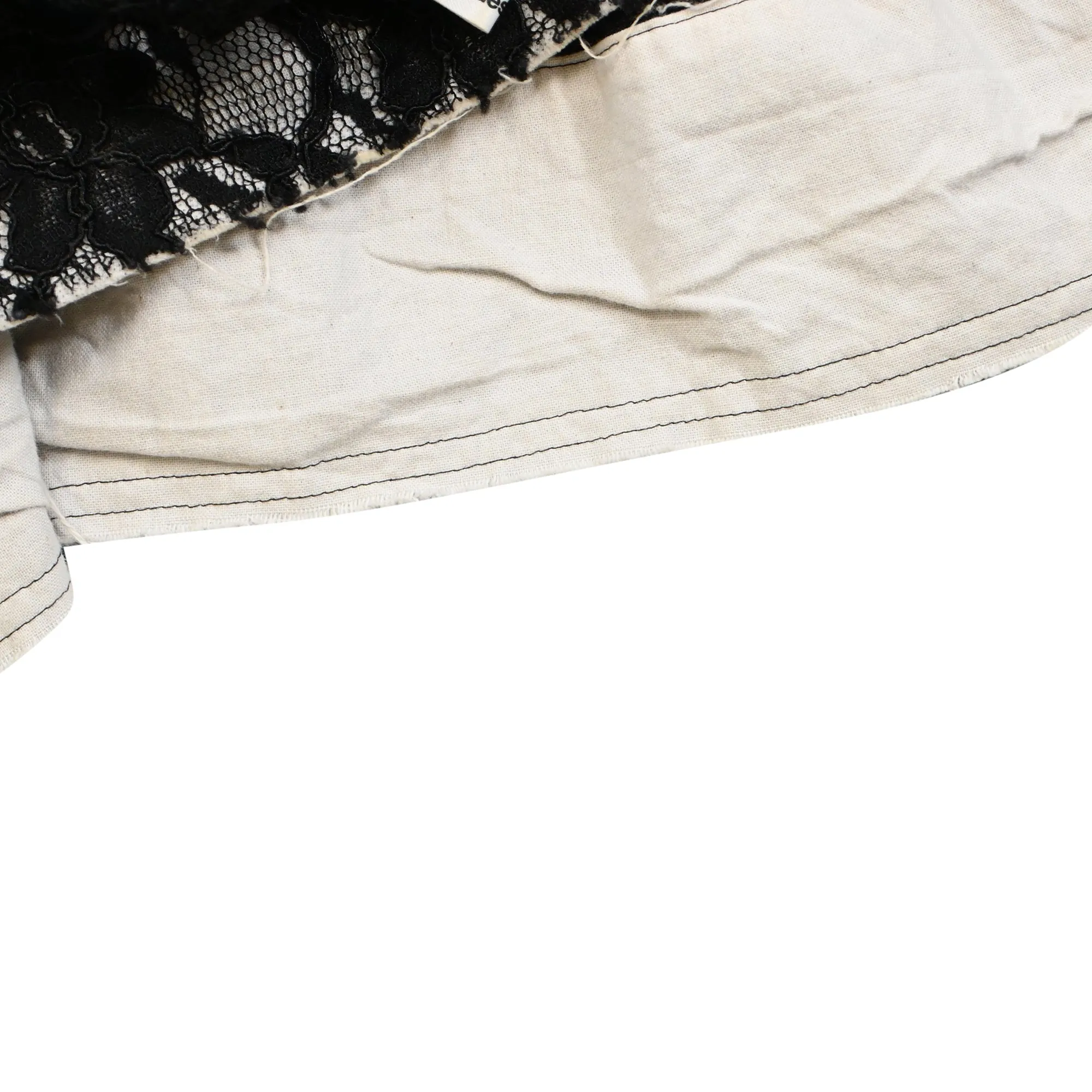 Comme Des Garçons Lace Blouse in Black Polyester