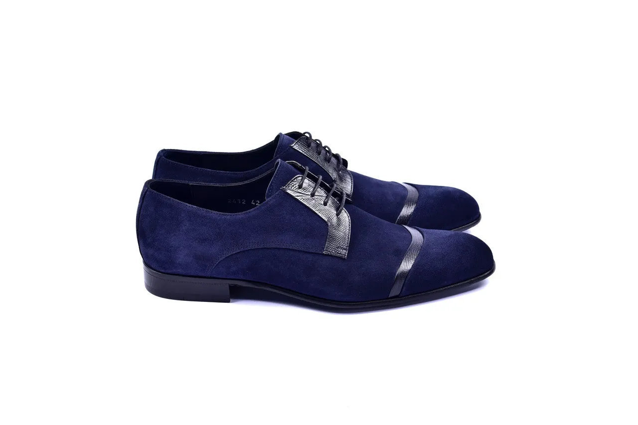 Corrente 2432 Suede Lace up - Navy