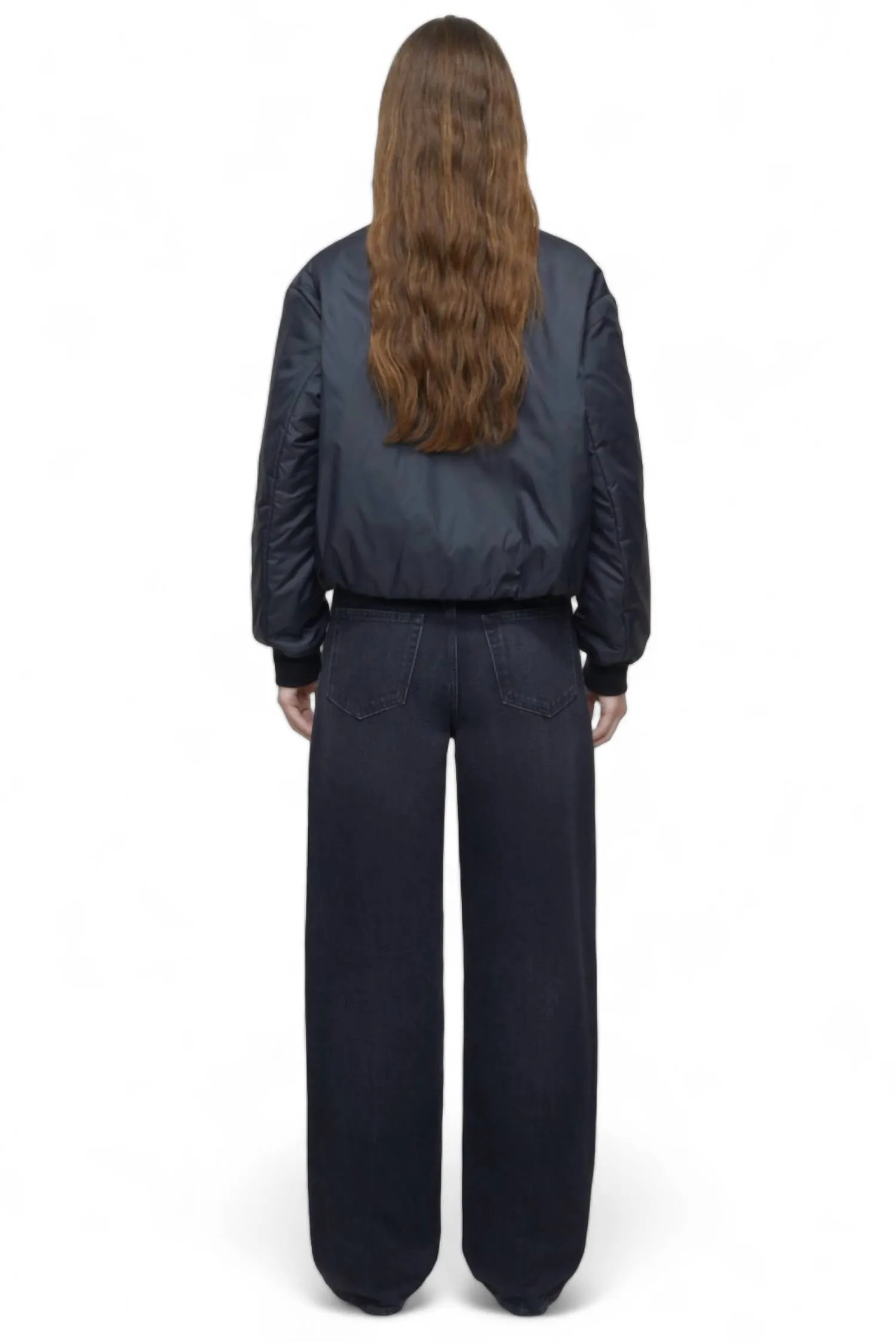 Cropped Jacket In Black