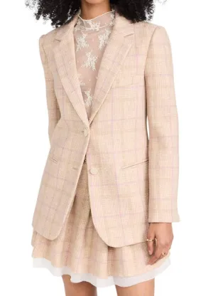 Denzel Jacket In Creamy Caramel