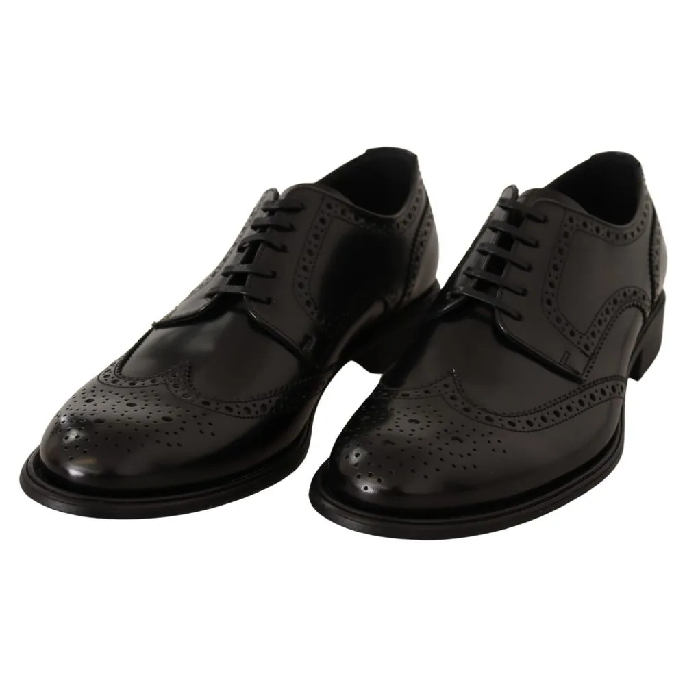 Dolce & Gabbana Leather Men's Formal