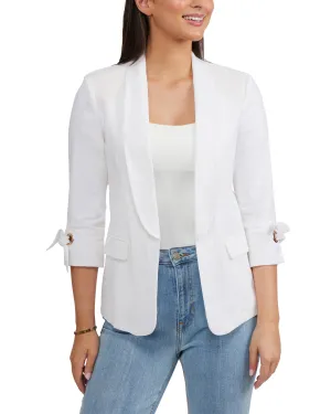 Ellen Tracy Women’s Shawl Collar Blazer with Sleeve Grommet