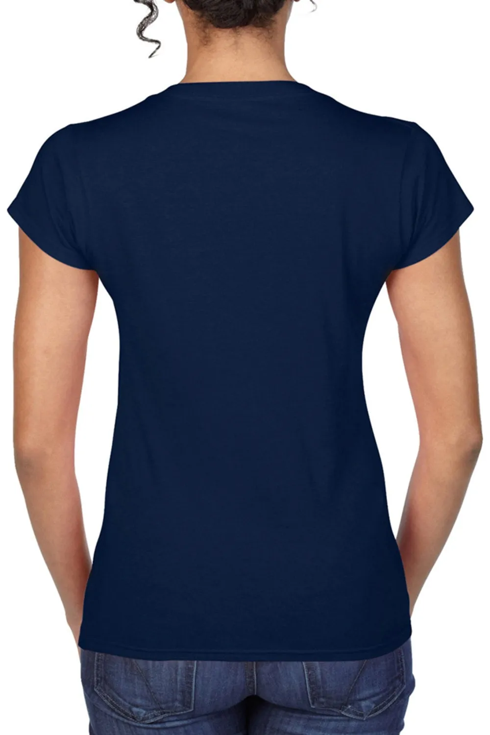 Gildan Ladies Soft Style Short Sleeve V-Neck T-Shirt
