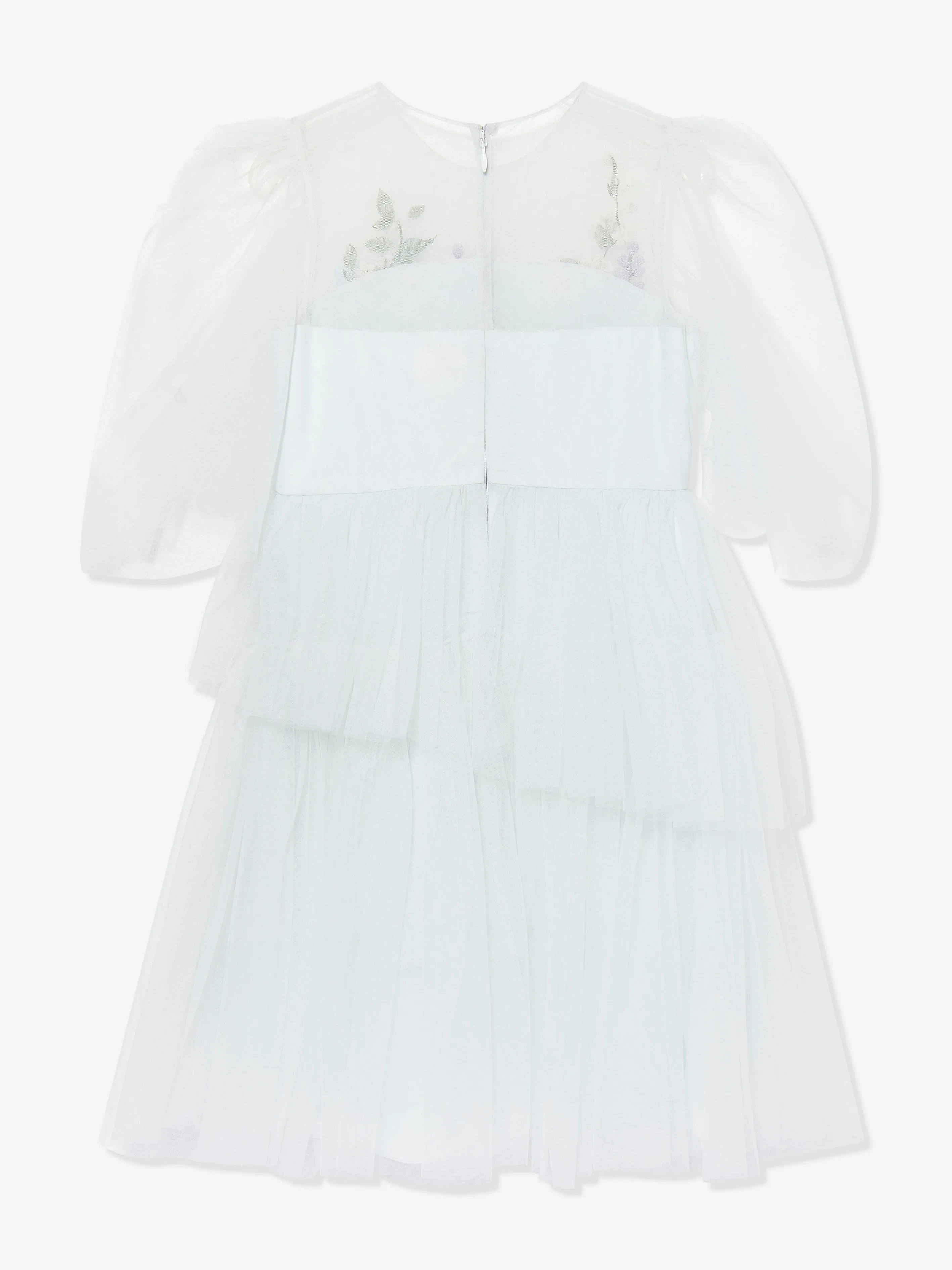 Girls Ariel Tulle Occasion Dress in Blue