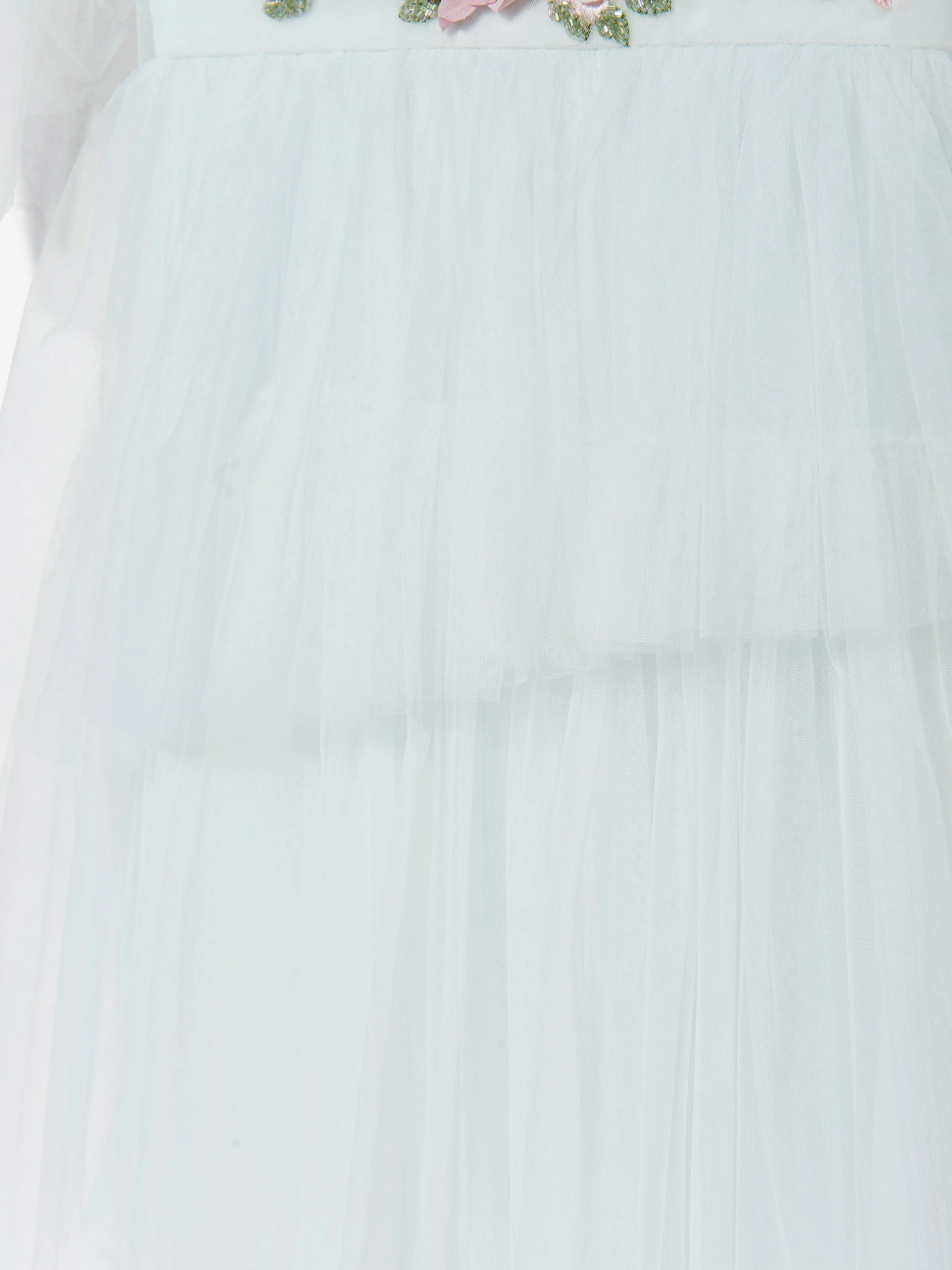 Girls Ariel Tulle Occasion Dress in Blue