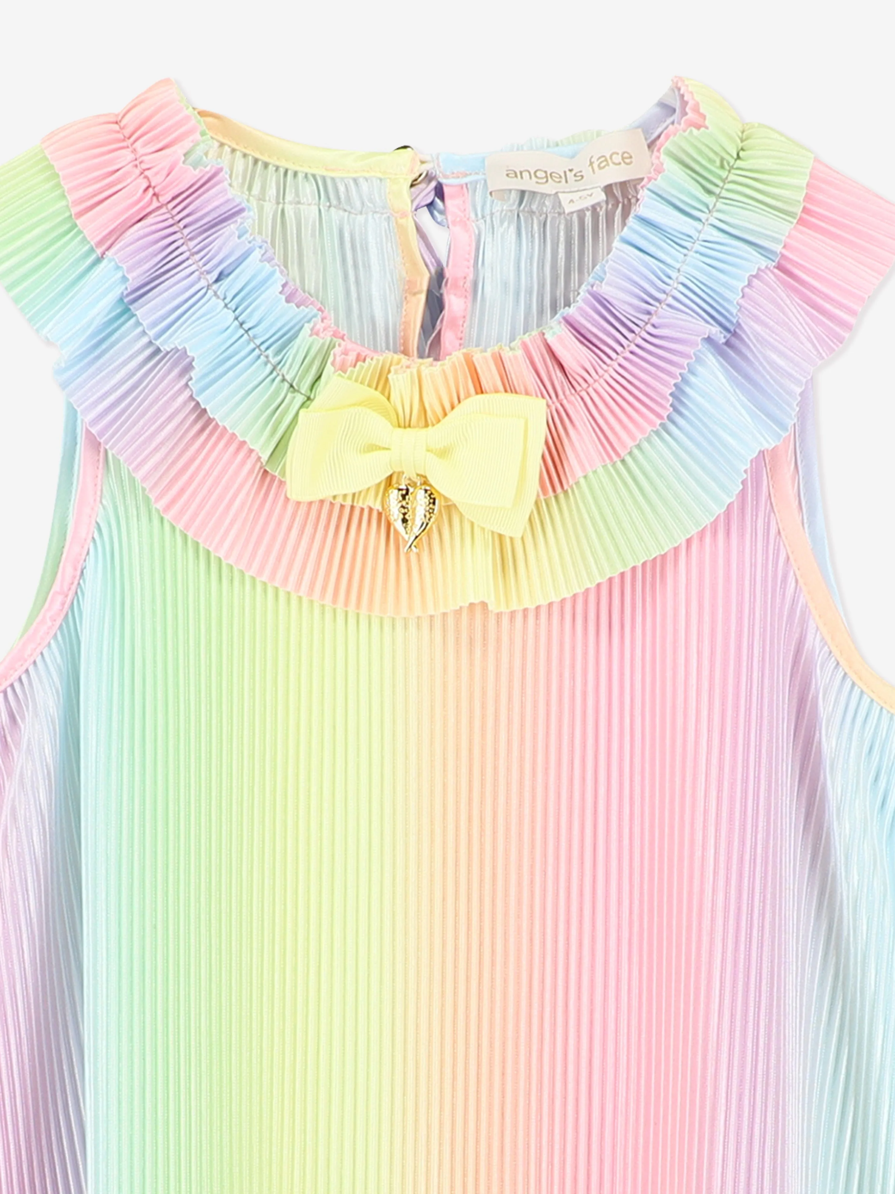 Girls Ember Pleated Dress in Multicolour