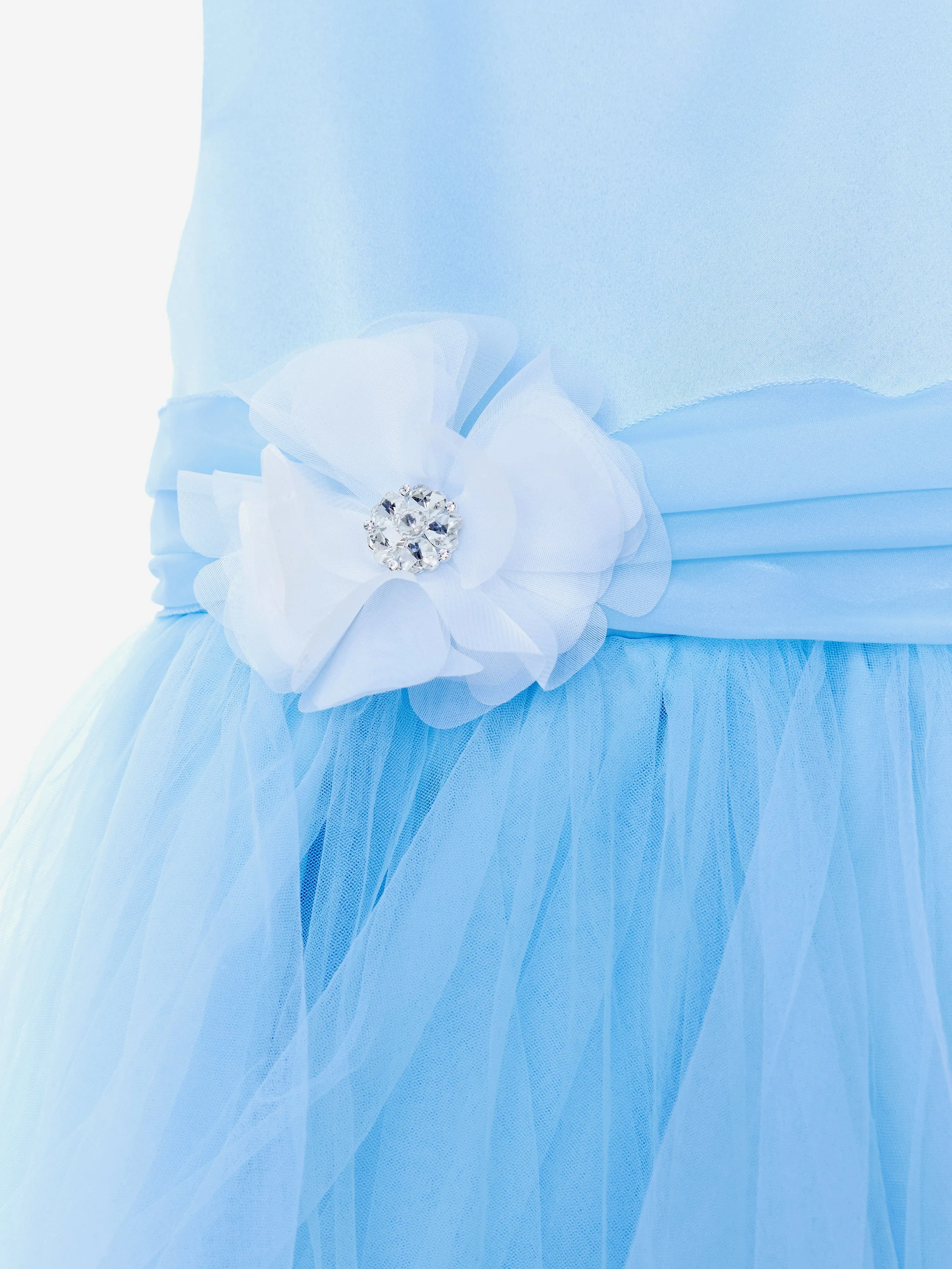 Girls Fairy Frost Dress in Blue