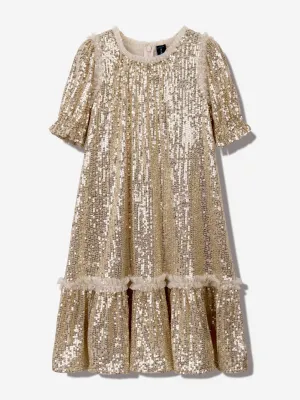 Girls Sequin Starlight Dresss Pink