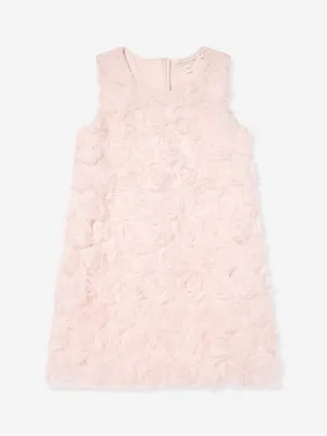 Girls Sleeveless Tulle Dress in Pink