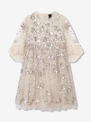Girls Tulle Papillon Dress in Pink