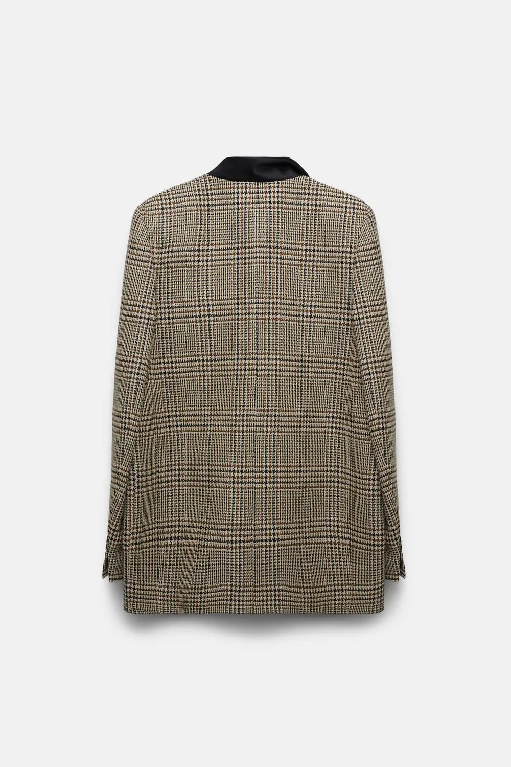 Graphic Elegance Jacket In Mixed Glencheck