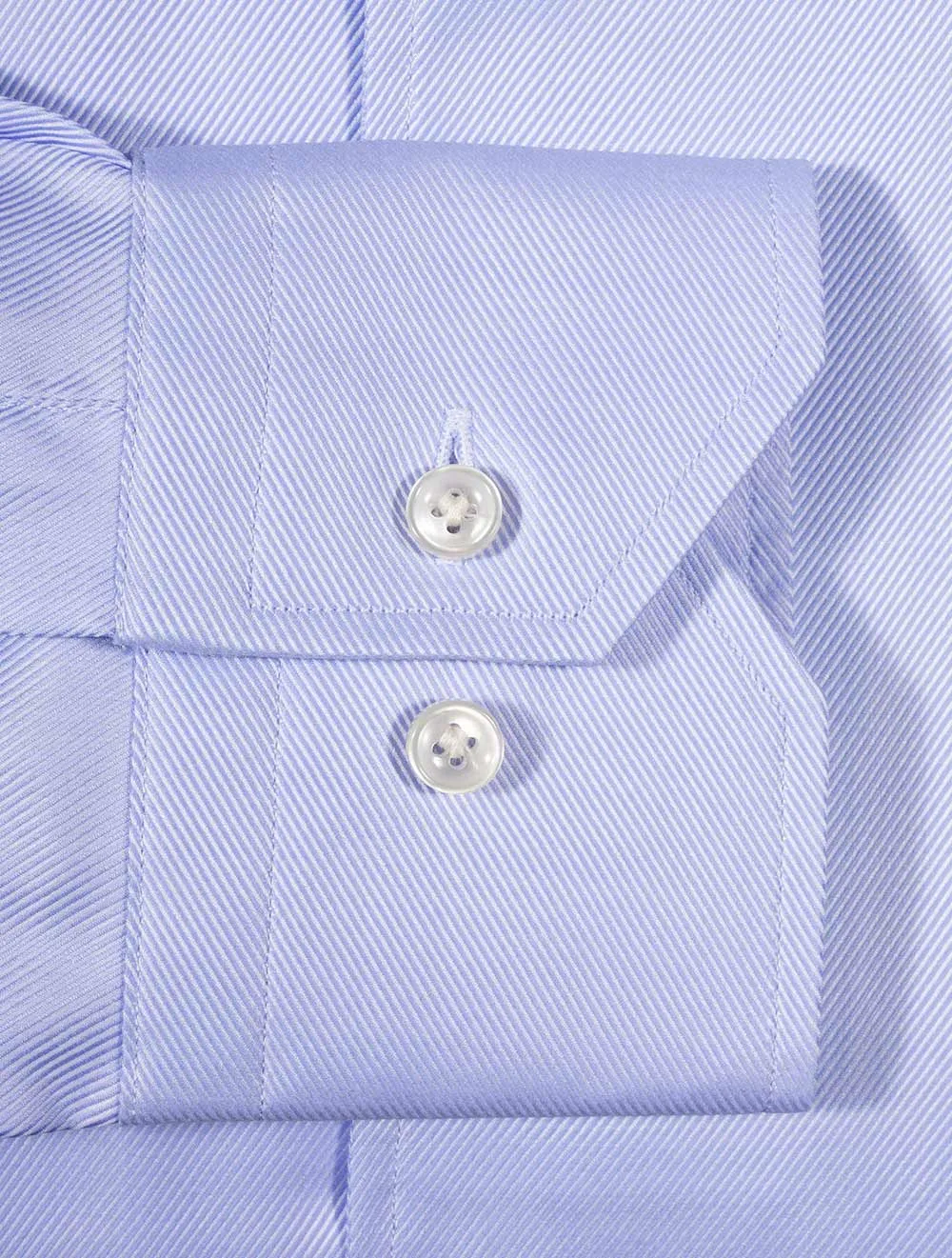 Hazard Twill Button Down Shirt Blue