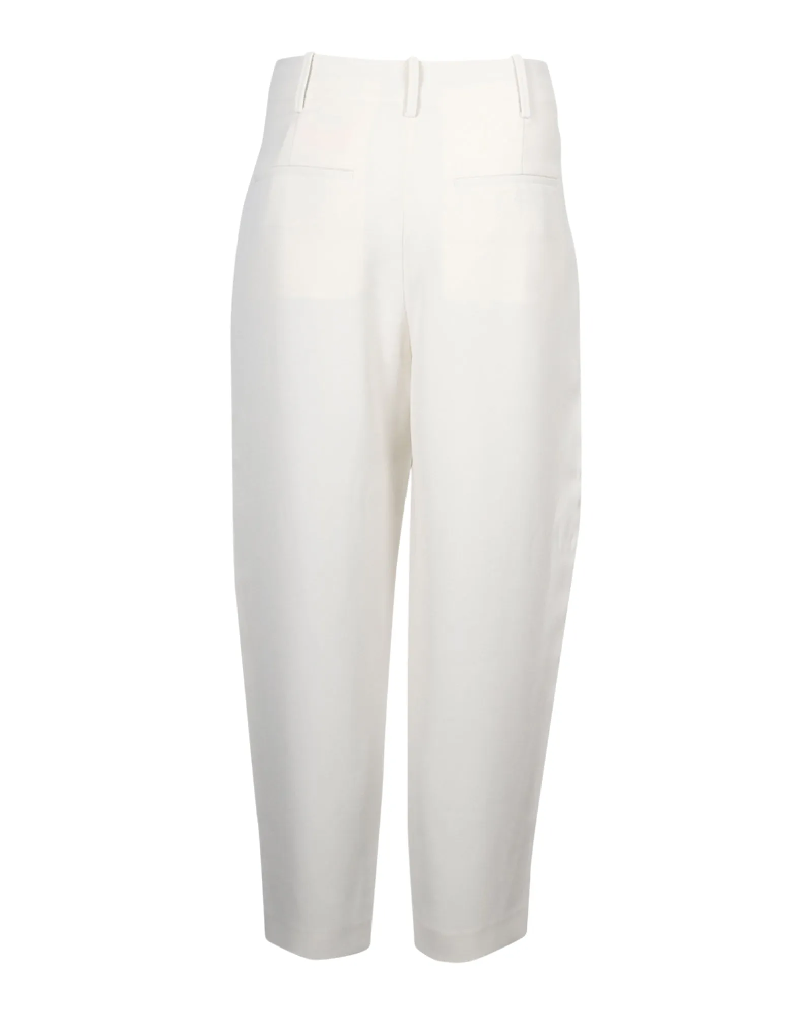 Isabel Marant Cropped Trousers in Ivory Acetate