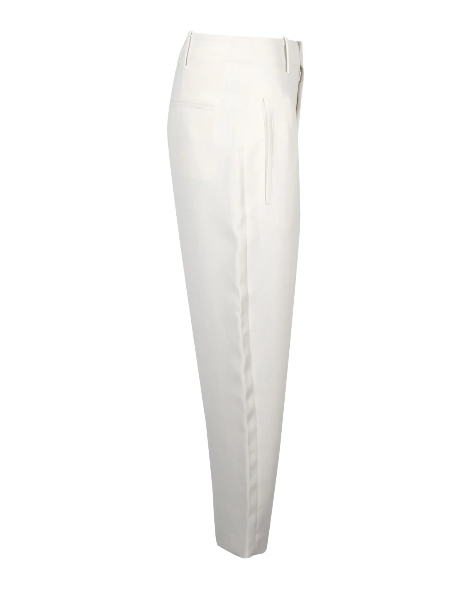 Isabel Marant Cropped Trousers in Ivory Acetate