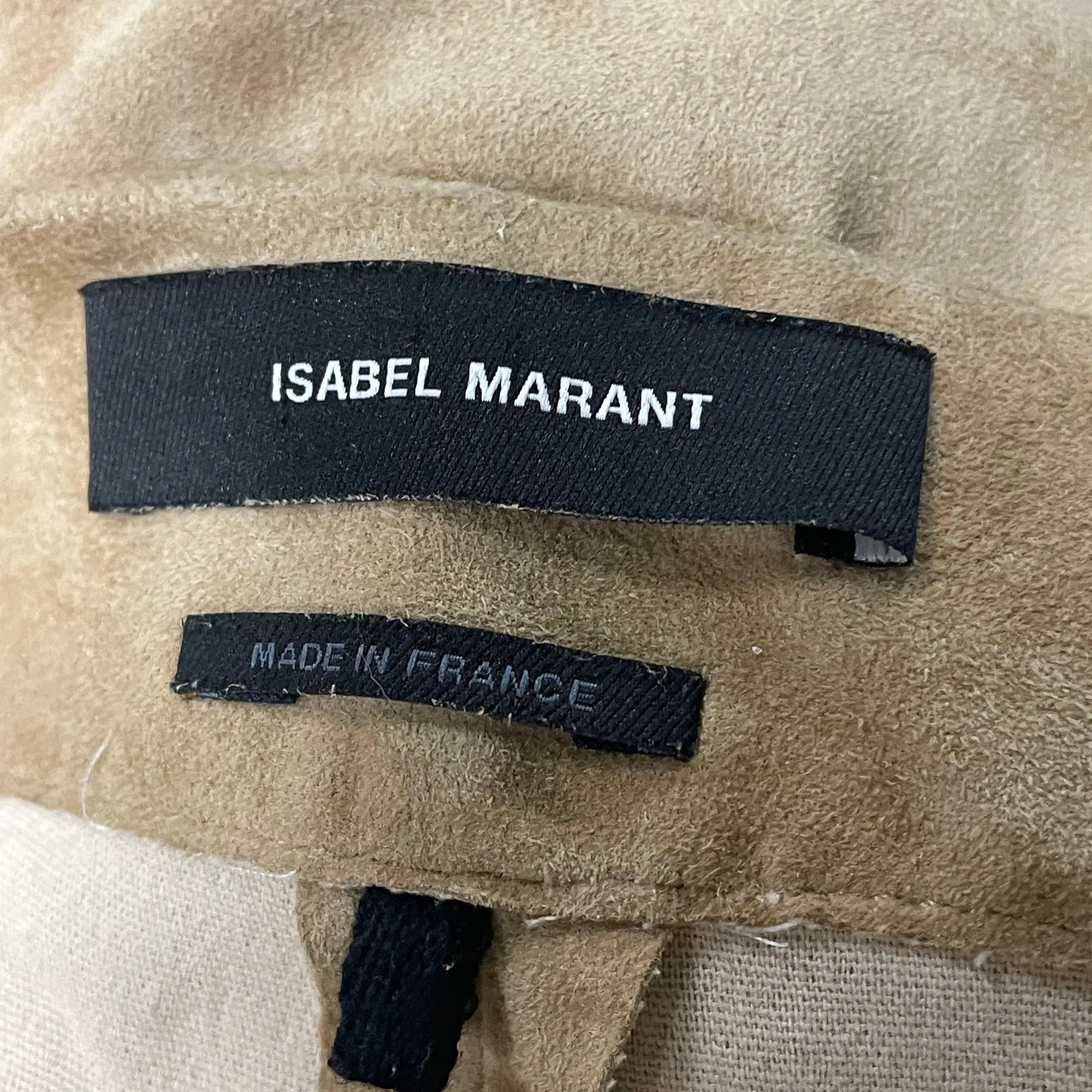 Isabel Marant Trousers in Beige Canvas