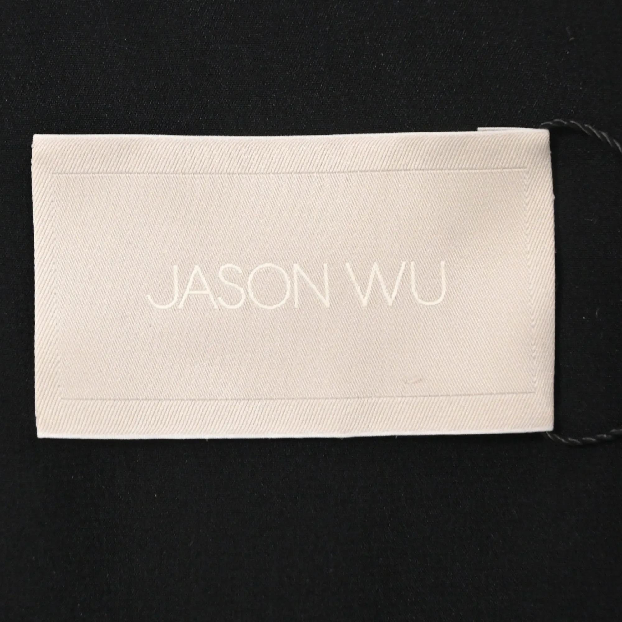 Jason Wu Lace-Detail Single-Breasted Blazer in Black Polyester