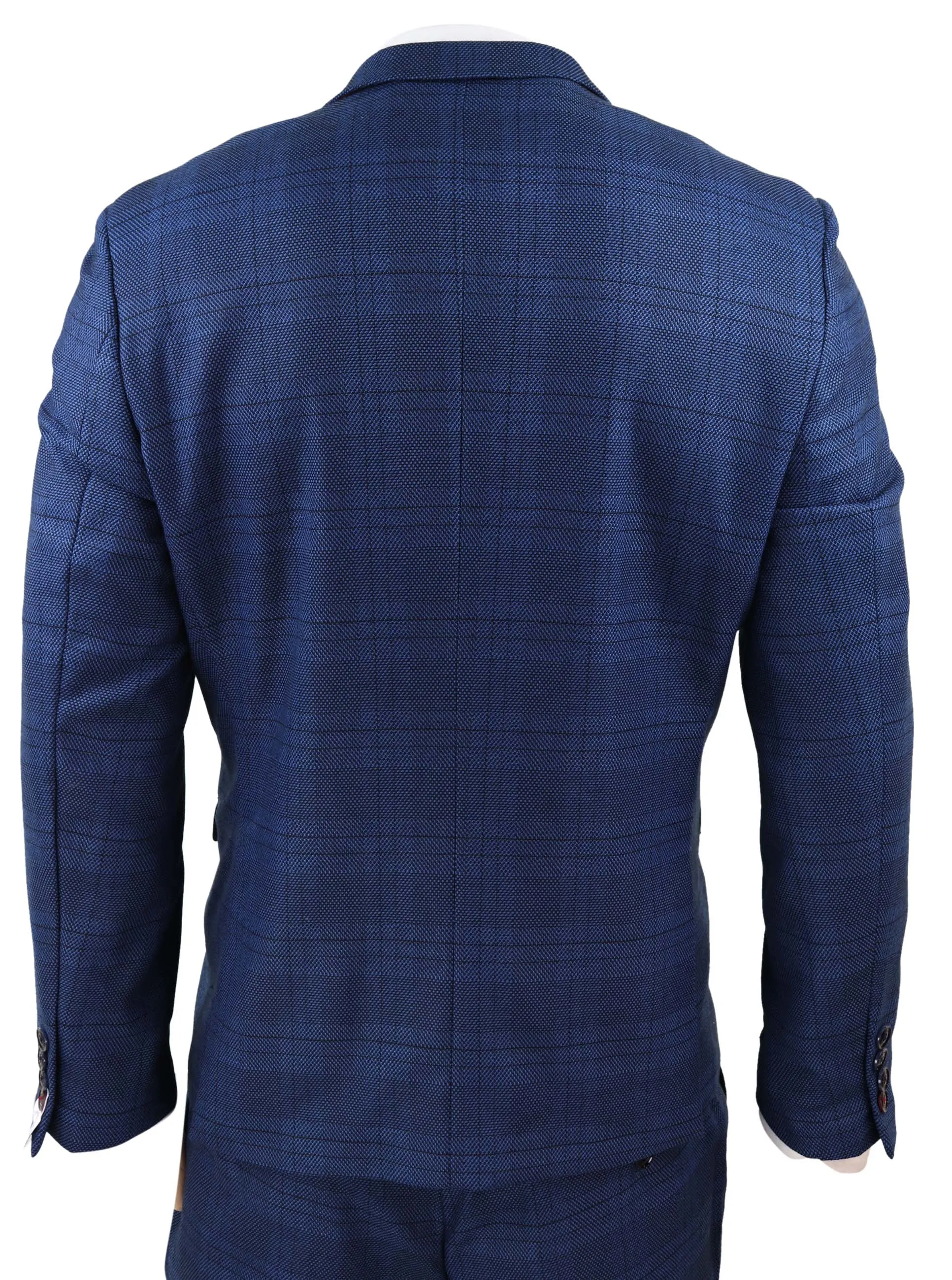 Jerry 3 Piece Check Suit
