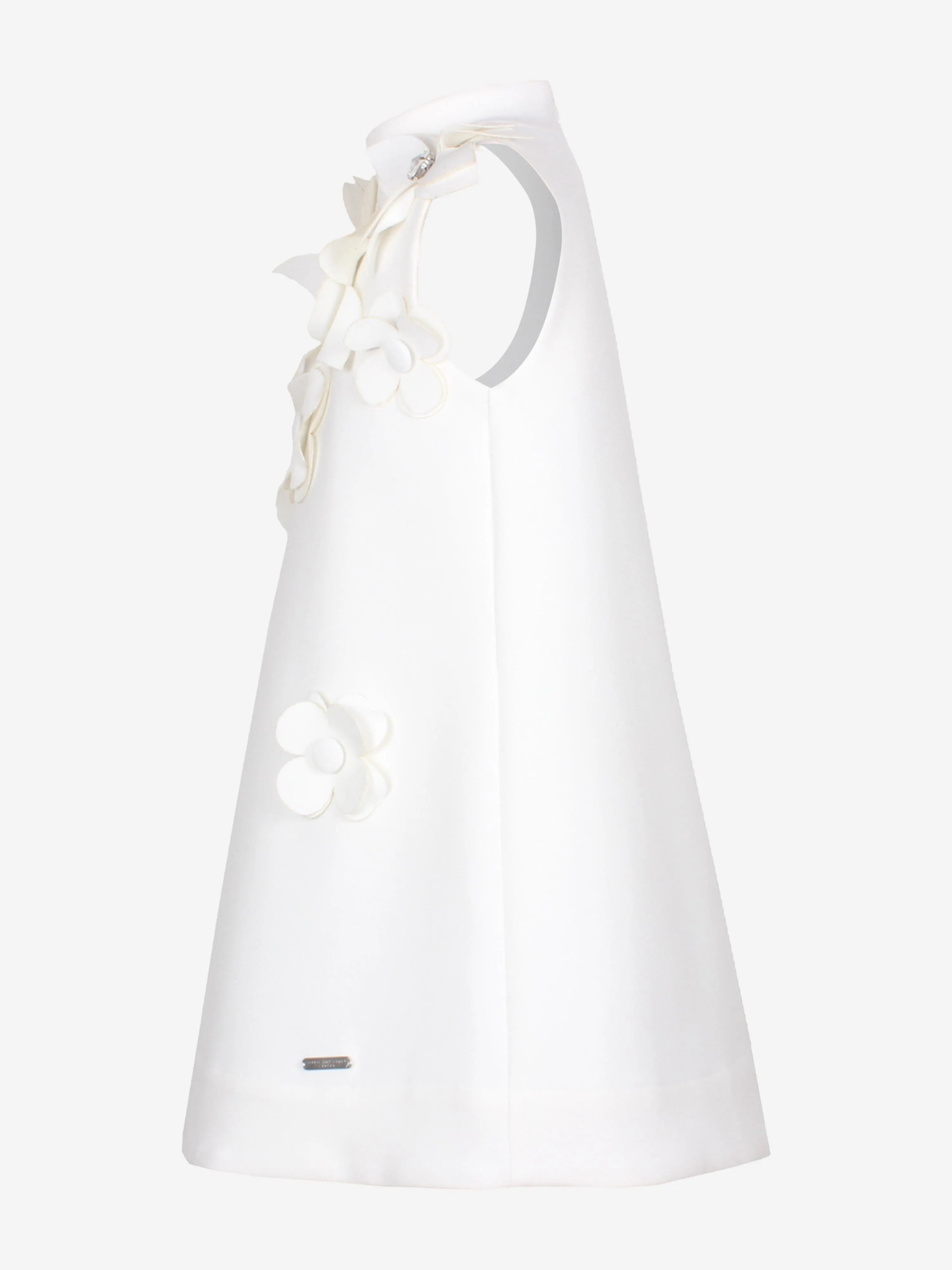 Jessie And James Girls Willow Flower Dress in White