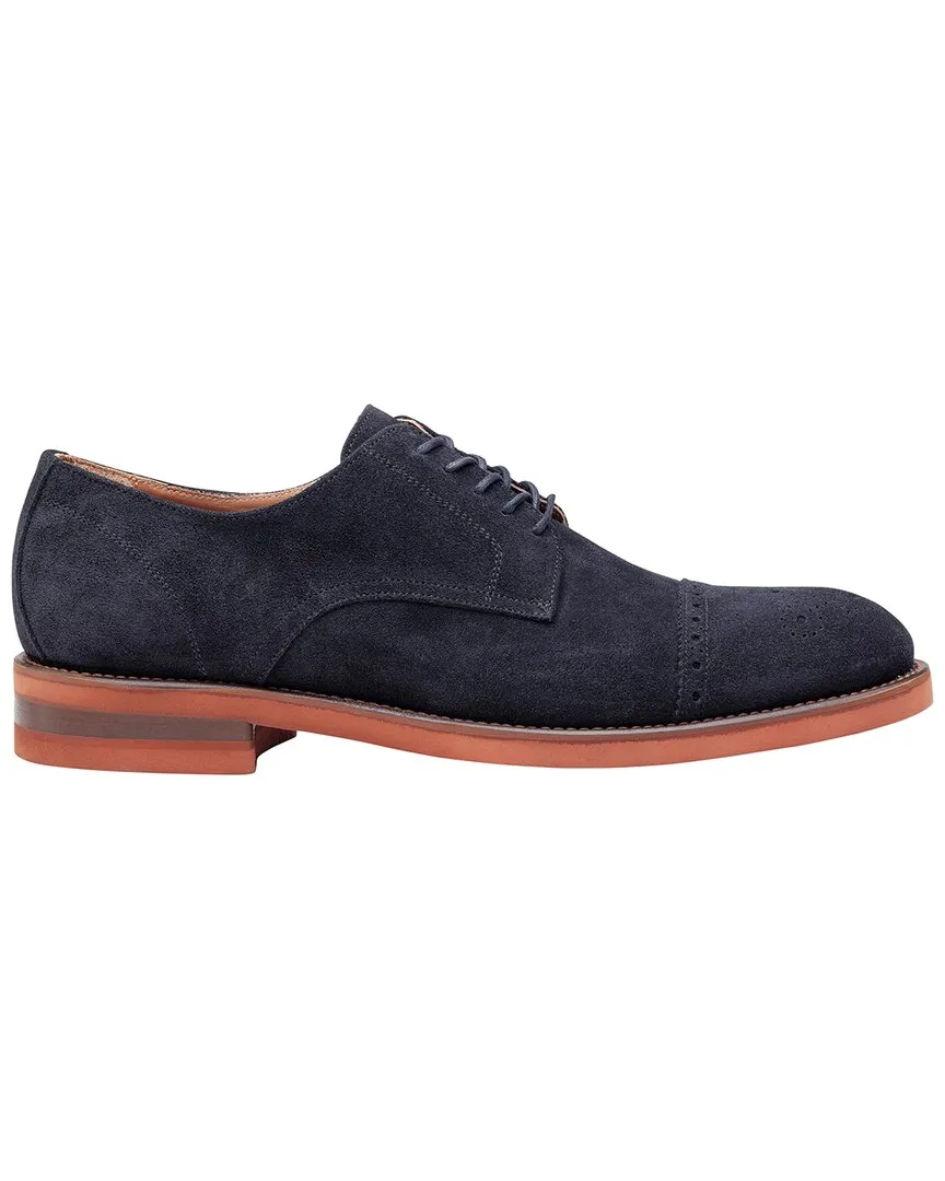 Johnston & Murphy Ashford Cap Toe Suede Oxford
