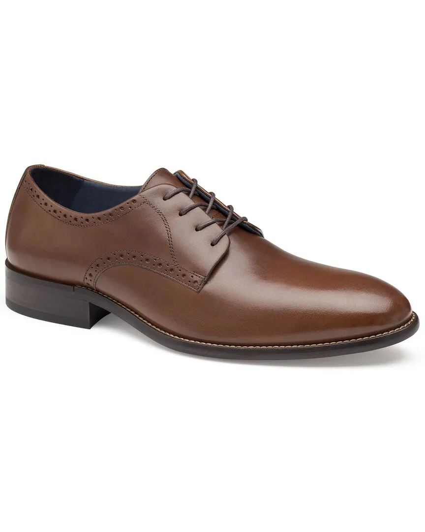 Johnston & Murphy Stockton Plain Toe Leather Oxford