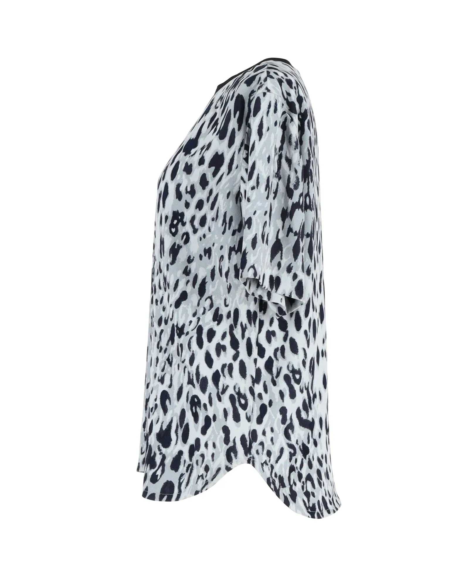 Joseph Leopard-Print T-shirt in Multicolor Cotton