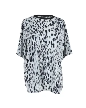Joseph Leopard-Print T-shirt in Multicolor Cotton