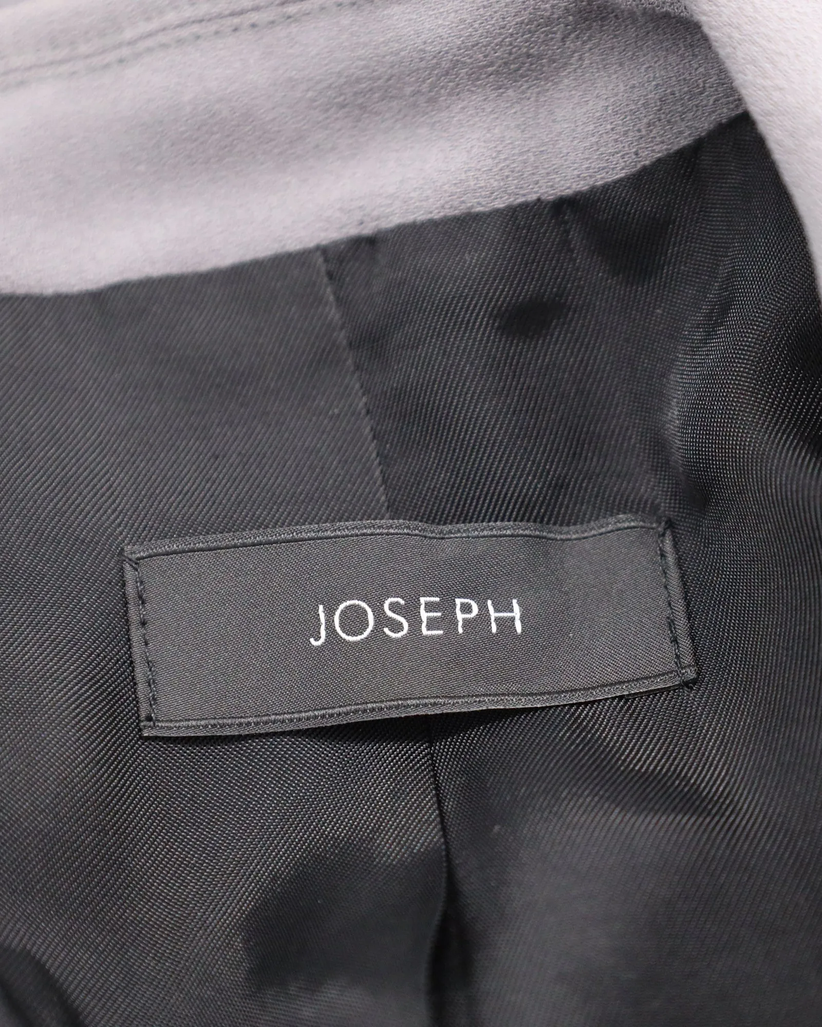 Joseph Single-Breasted Blazer in Grey Acetate