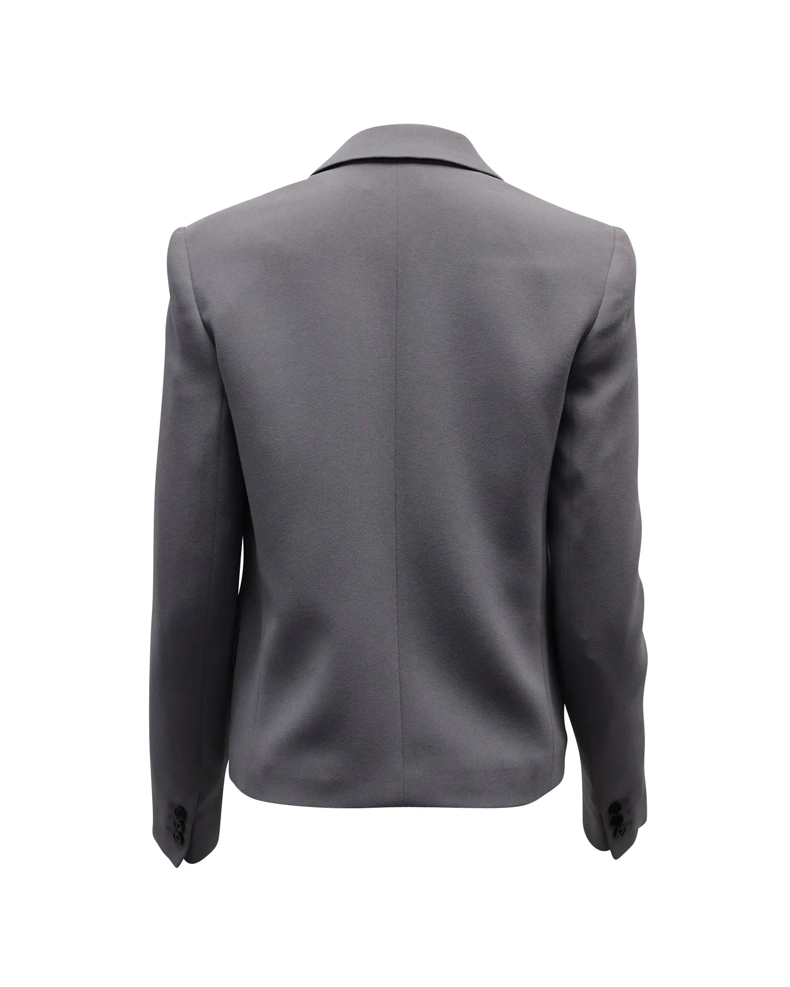 Joseph Single-Breasted Blazer in Grey Acetate