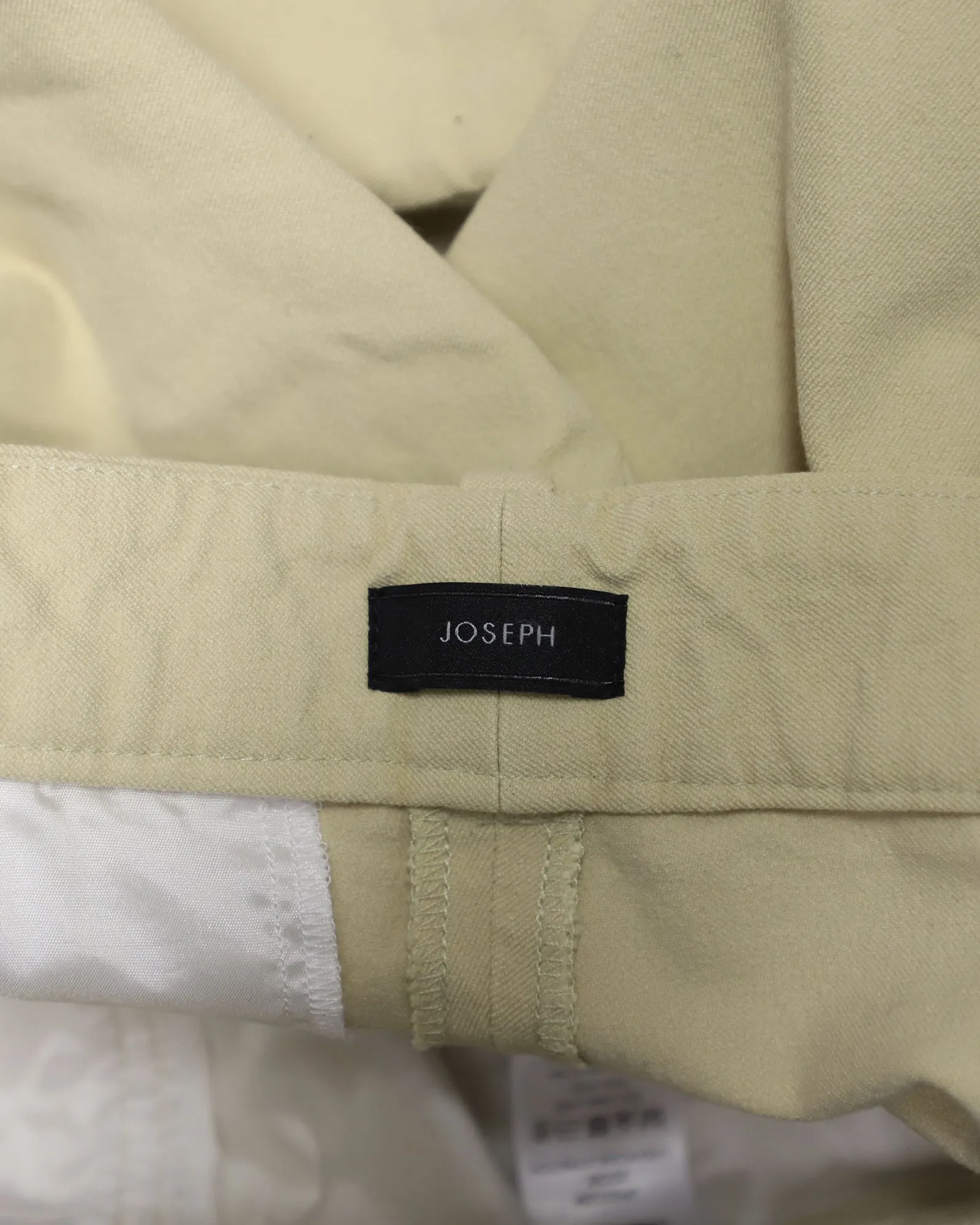 Joseph Straight-Cut Trousers in Cream Viscose