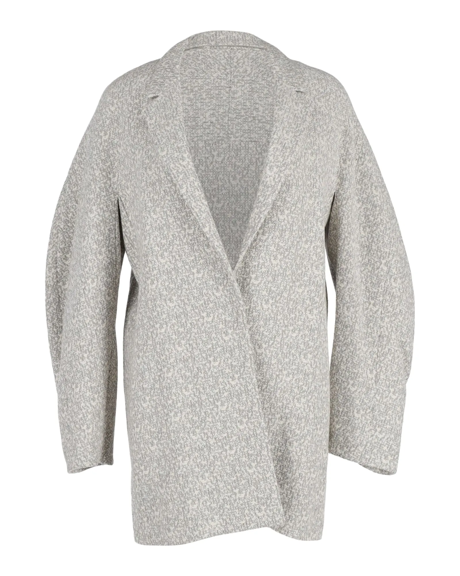 Joseph Tweed Coat in Grey Viscose