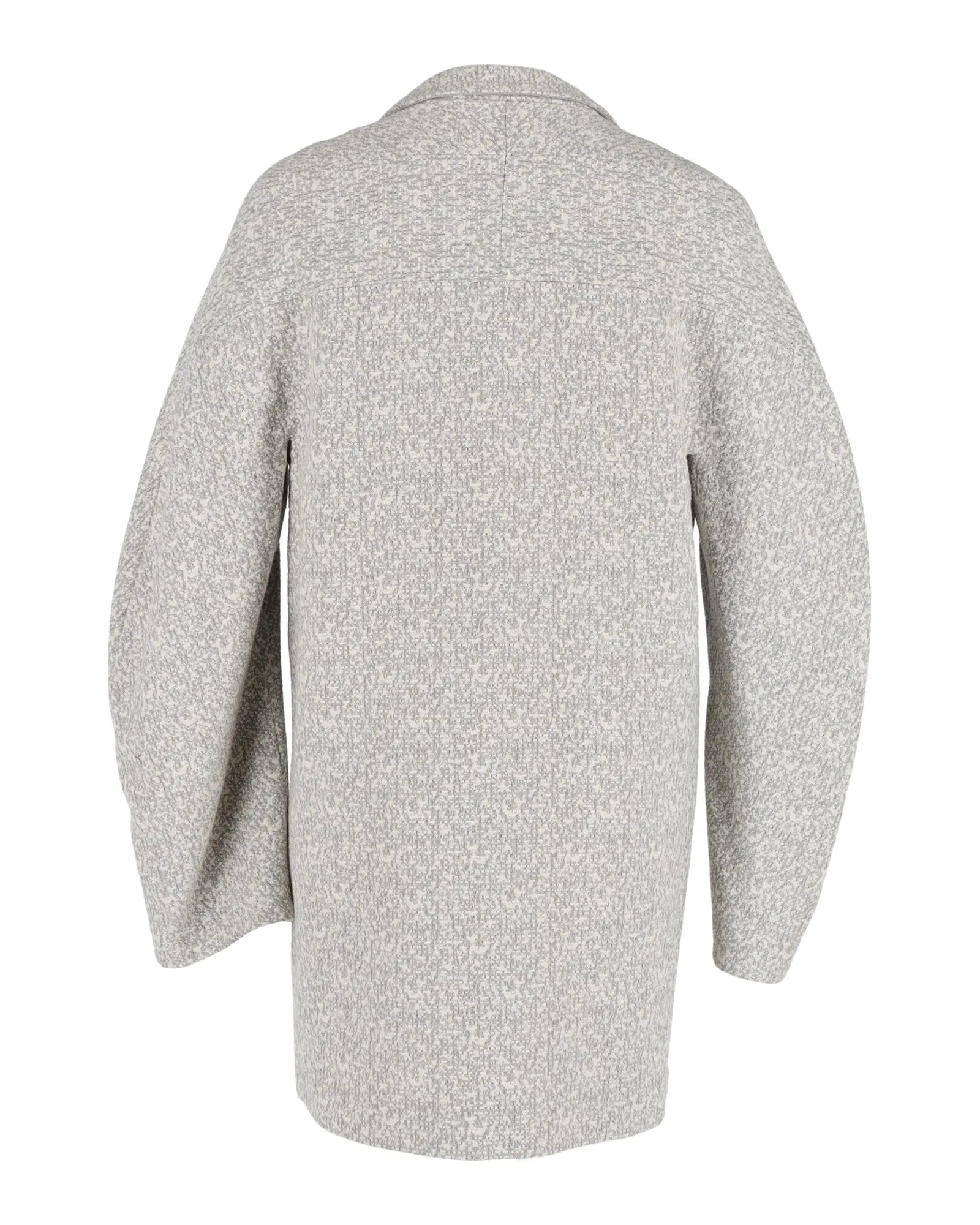 Joseph Tweed Coat in Grey Viscose
